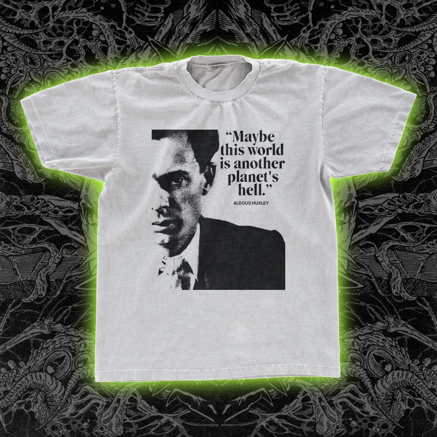 ALDOUS HUXLEY ANOTHER PLANET'S HELL Shirt | Occult Clothing