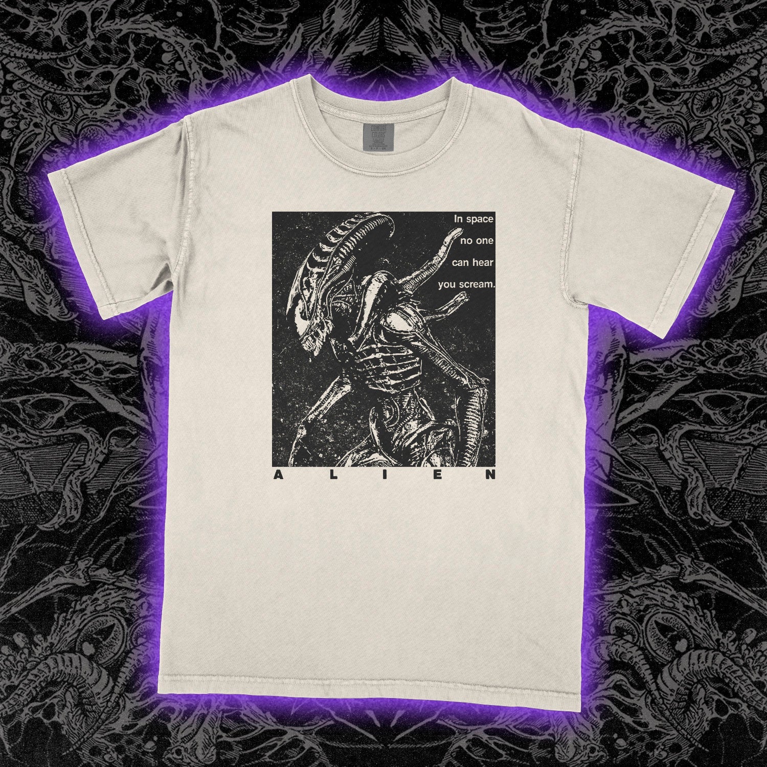 Alien Film 1979 Comfort Colors Ivory Tee