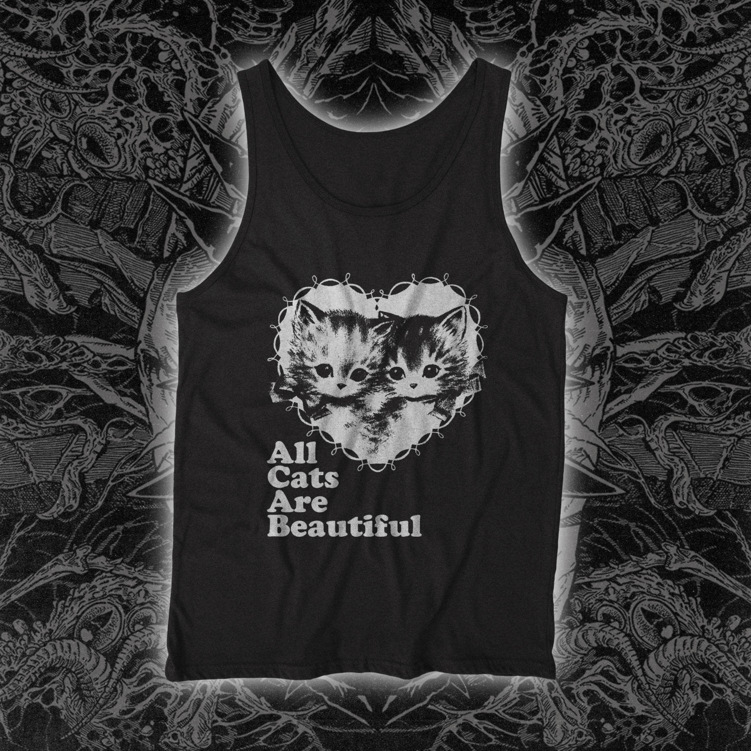 All Cats Are Beautiful Tank Black