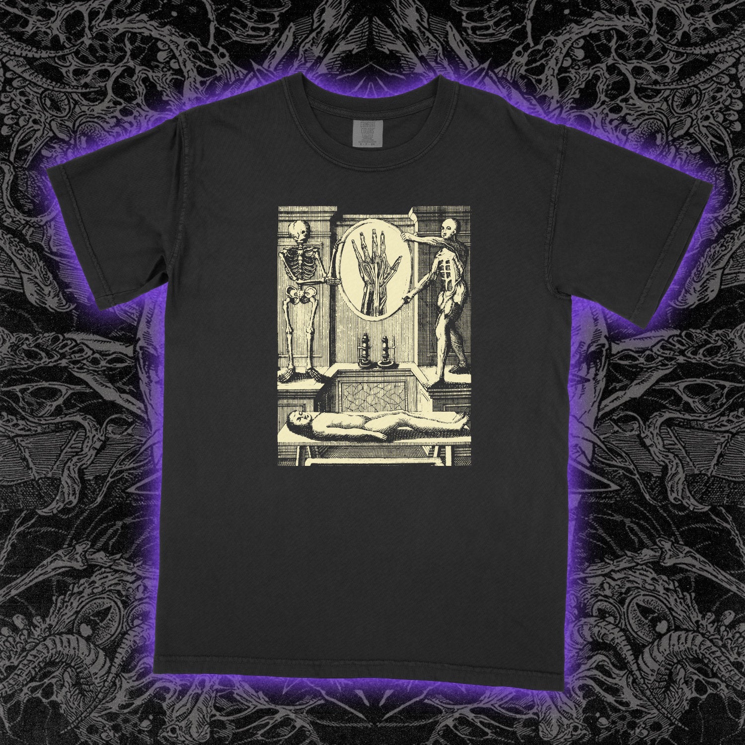 Altar Of The Reaching Hand Comfort Colors Black Tee