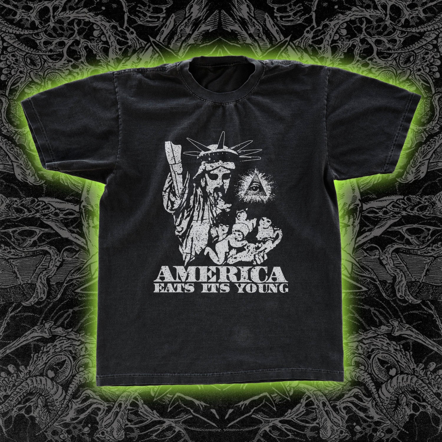 America Eats Its Young Classic Tee