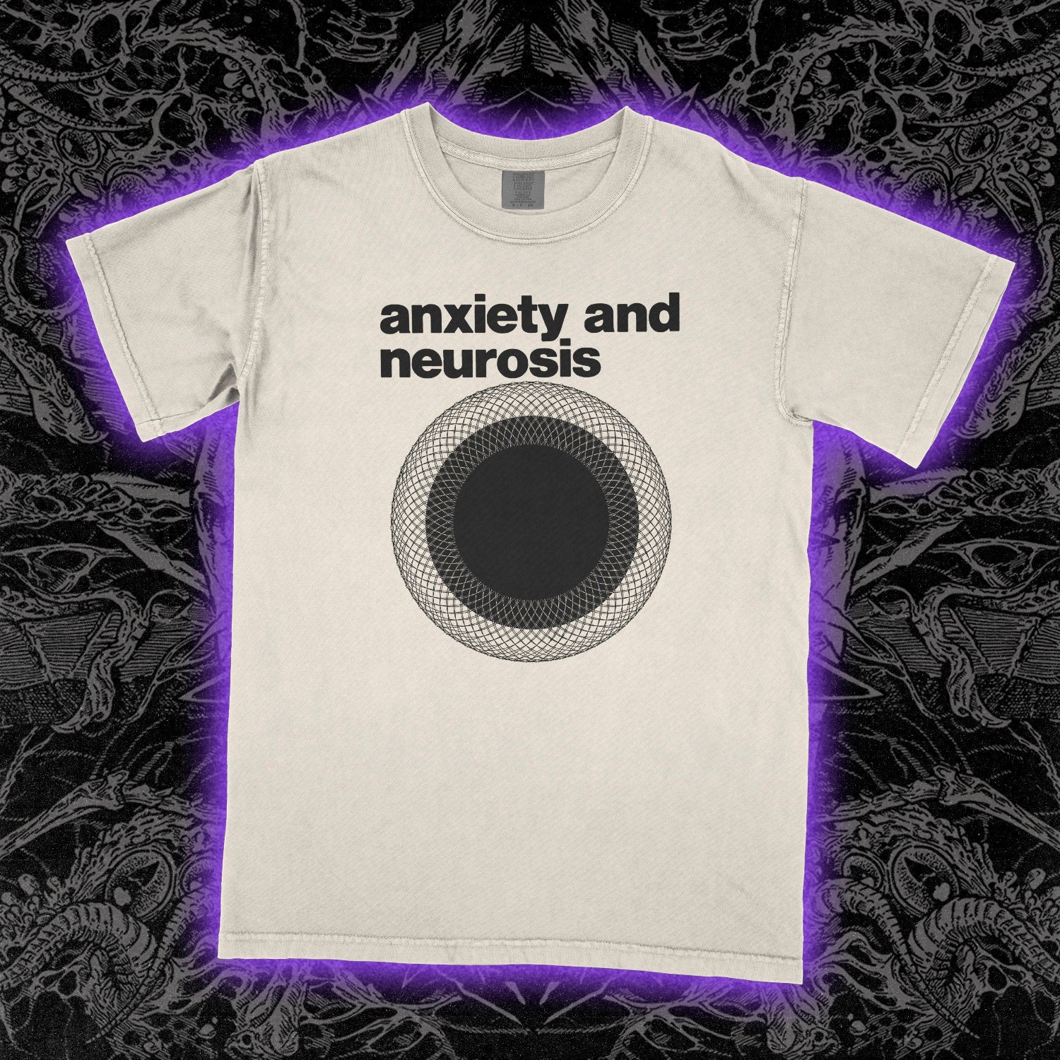 Anxiety Neurosis Comfort Colors Ivory Tee