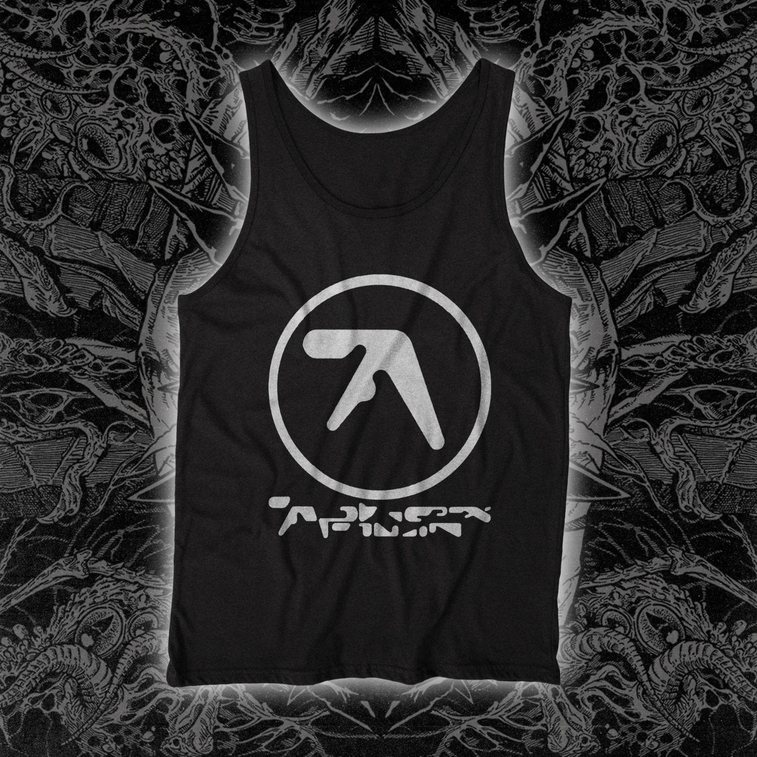 Aphex Twin Logo Tank Black