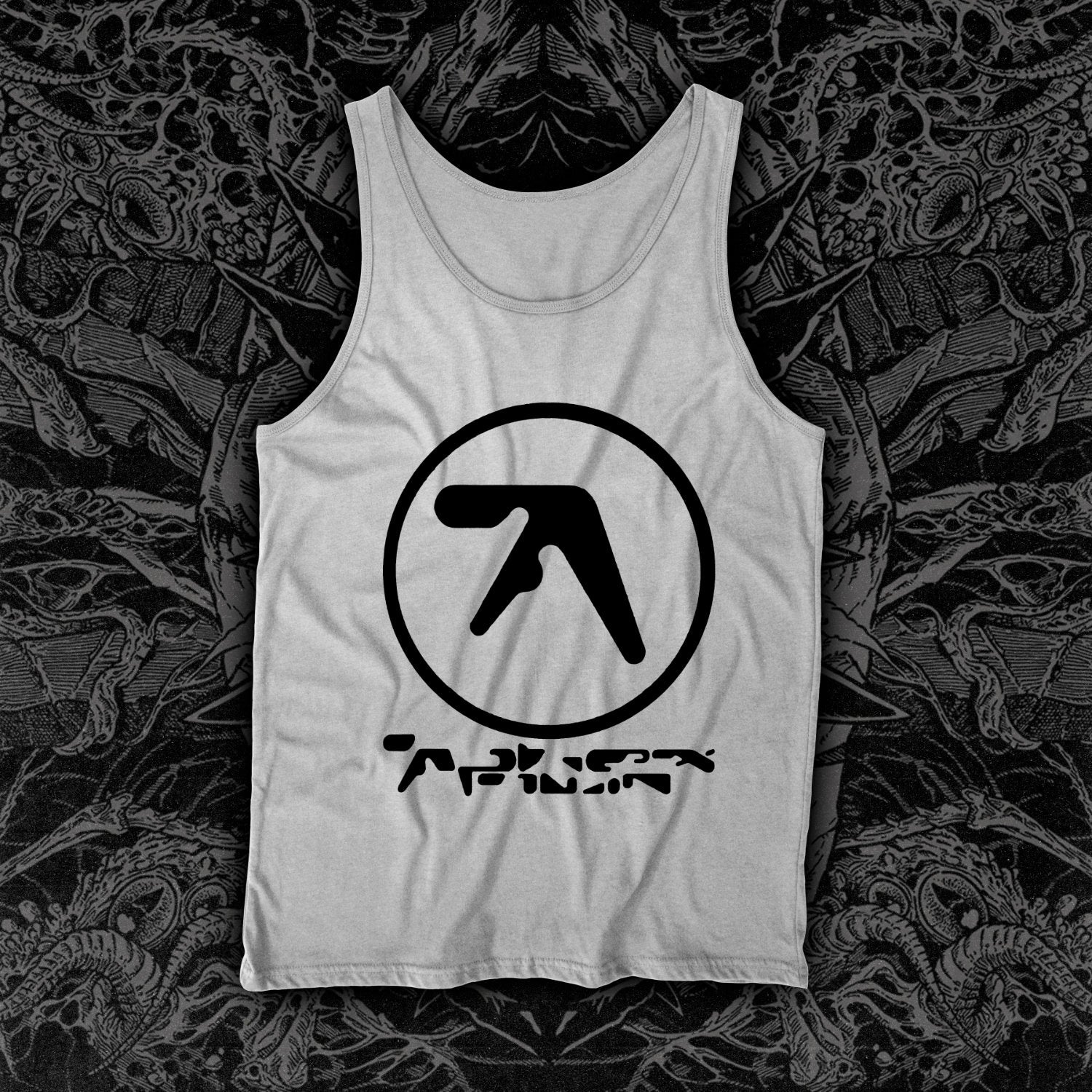 Aphex Twin Logo Tank White