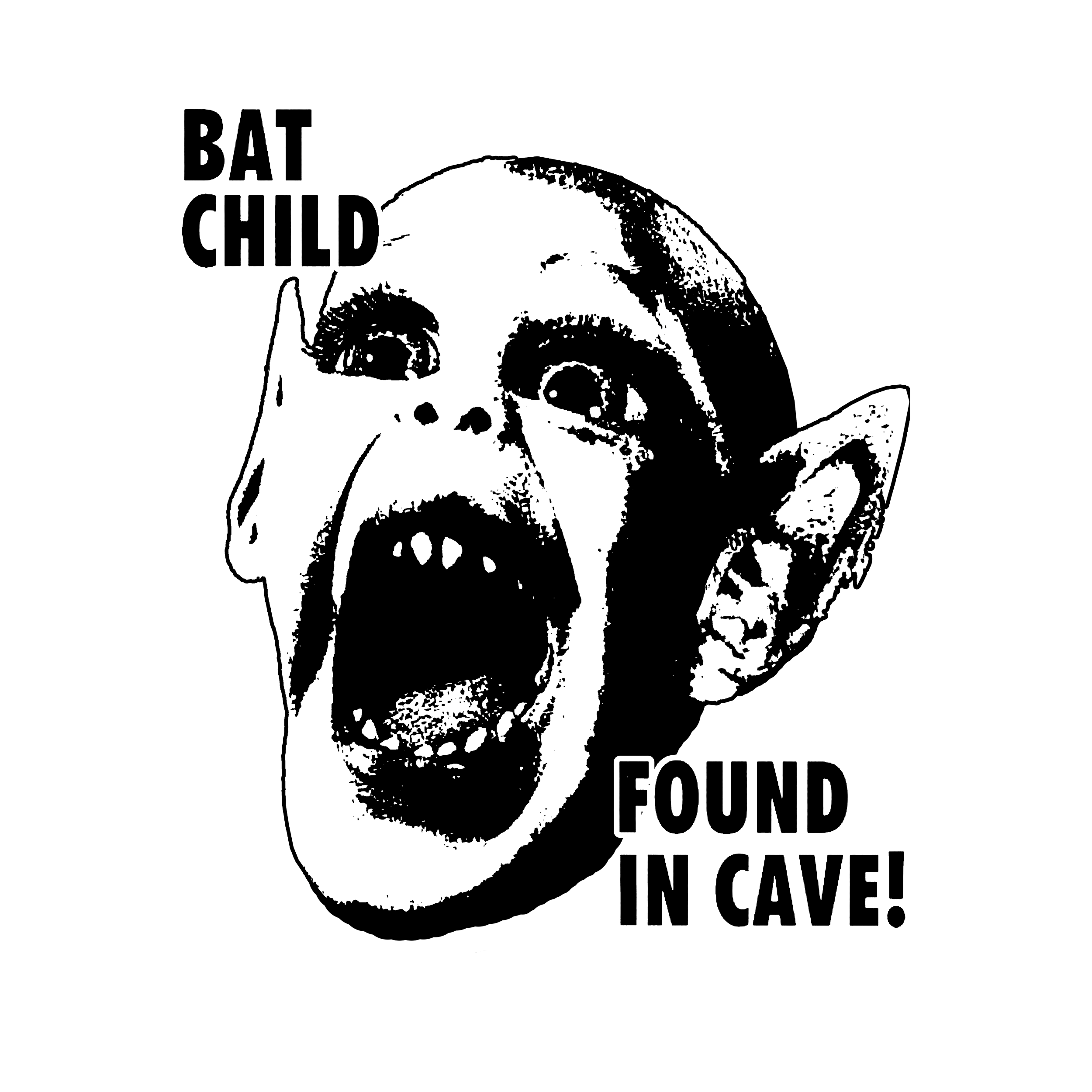 Bat Boy Bat Child Found In Cave Premium Tee
