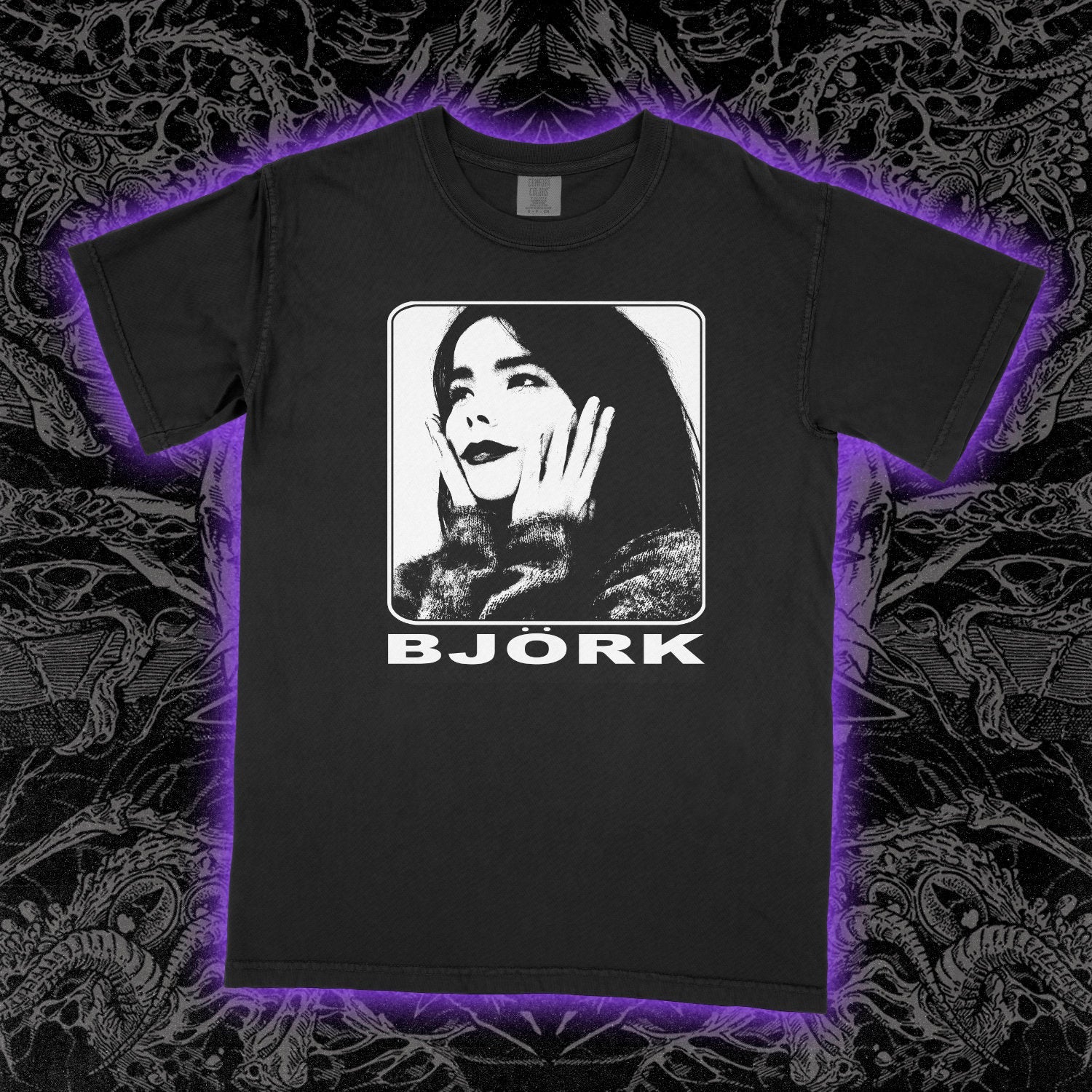 Bjork Comfort Colors Black Tee