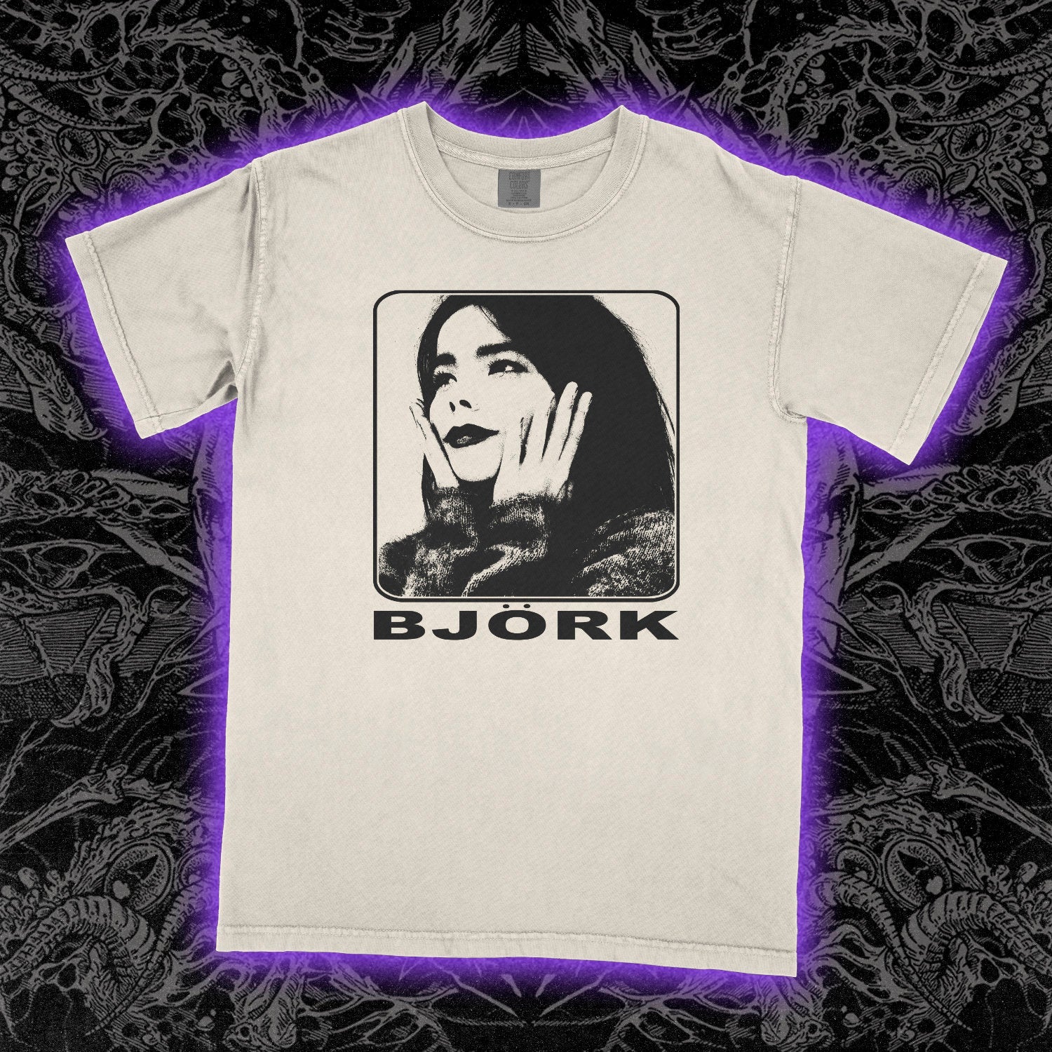 Bjork Comfort Colors Ivory Tee