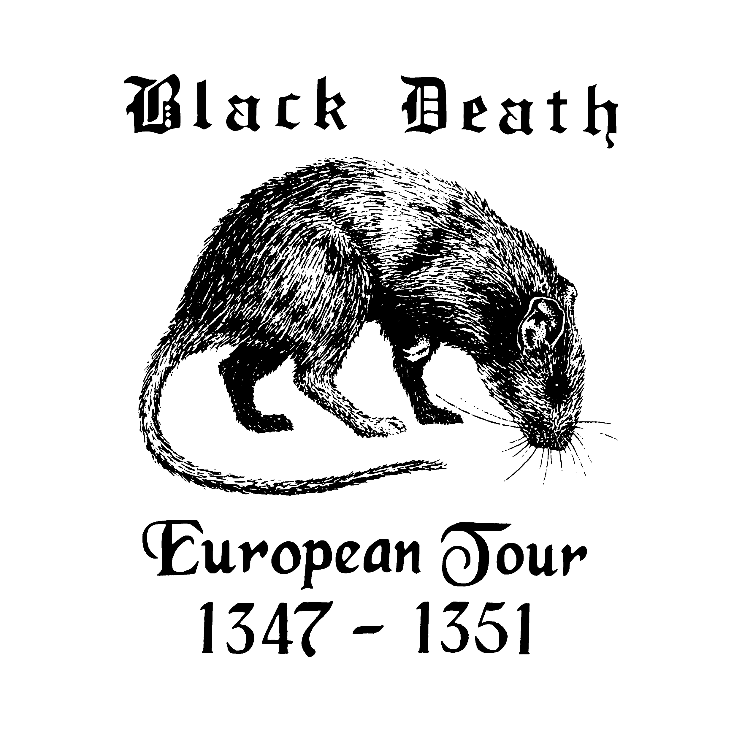 Black Death European Tour Premium Tee