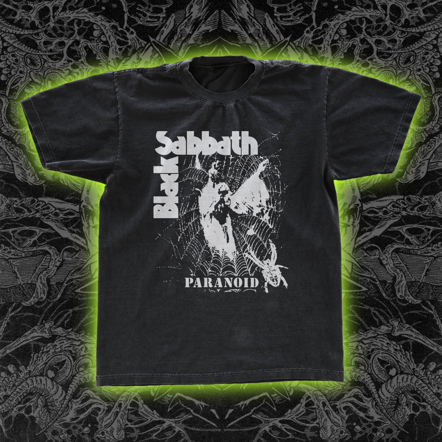 Black Sabbath Paranoid Spider Classic Tee