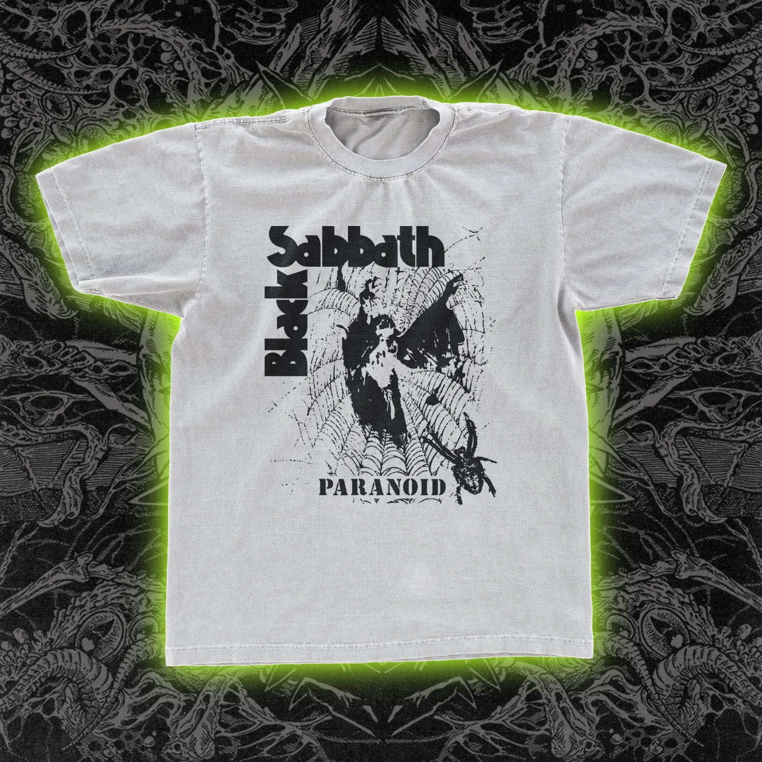 Black Sabbath Paranoid Spider Classic Tee