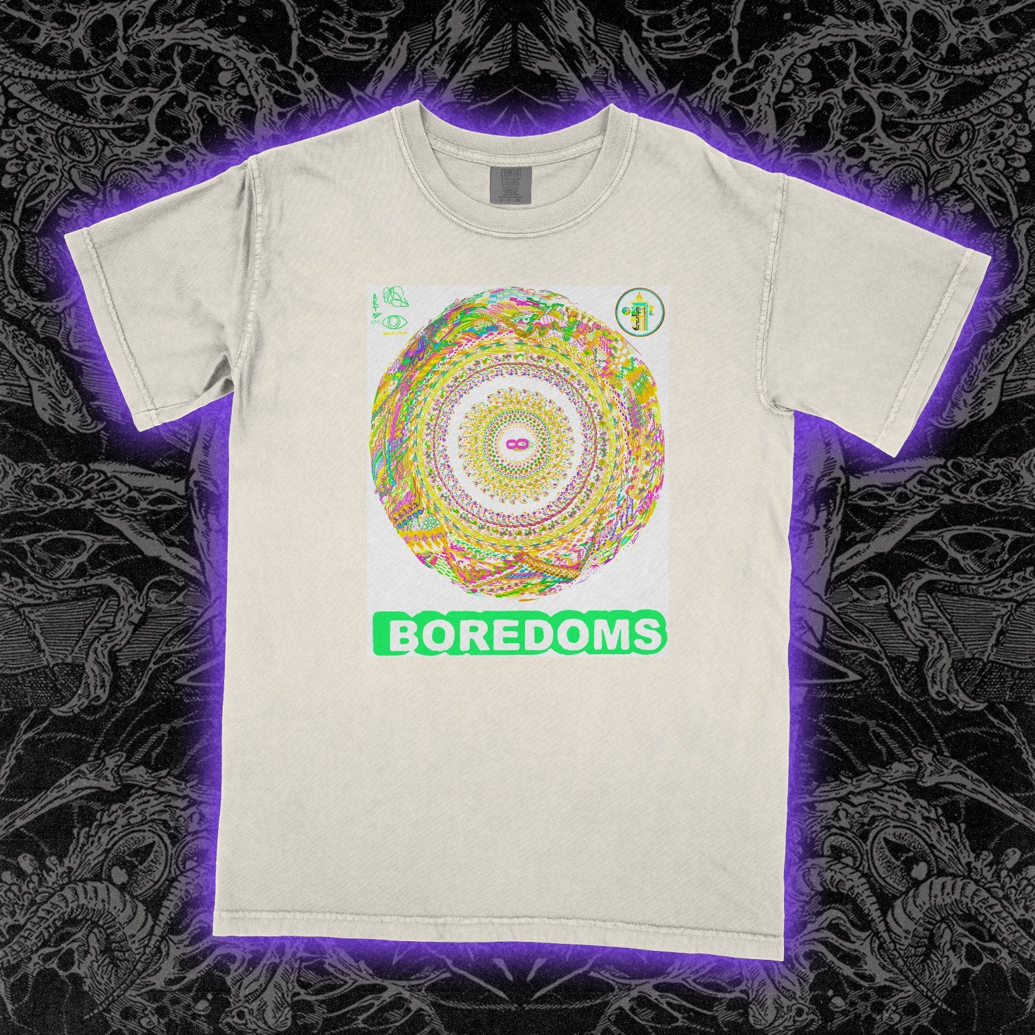 Boredoms Super Roots 8 Comfort Colors Ivory Tee