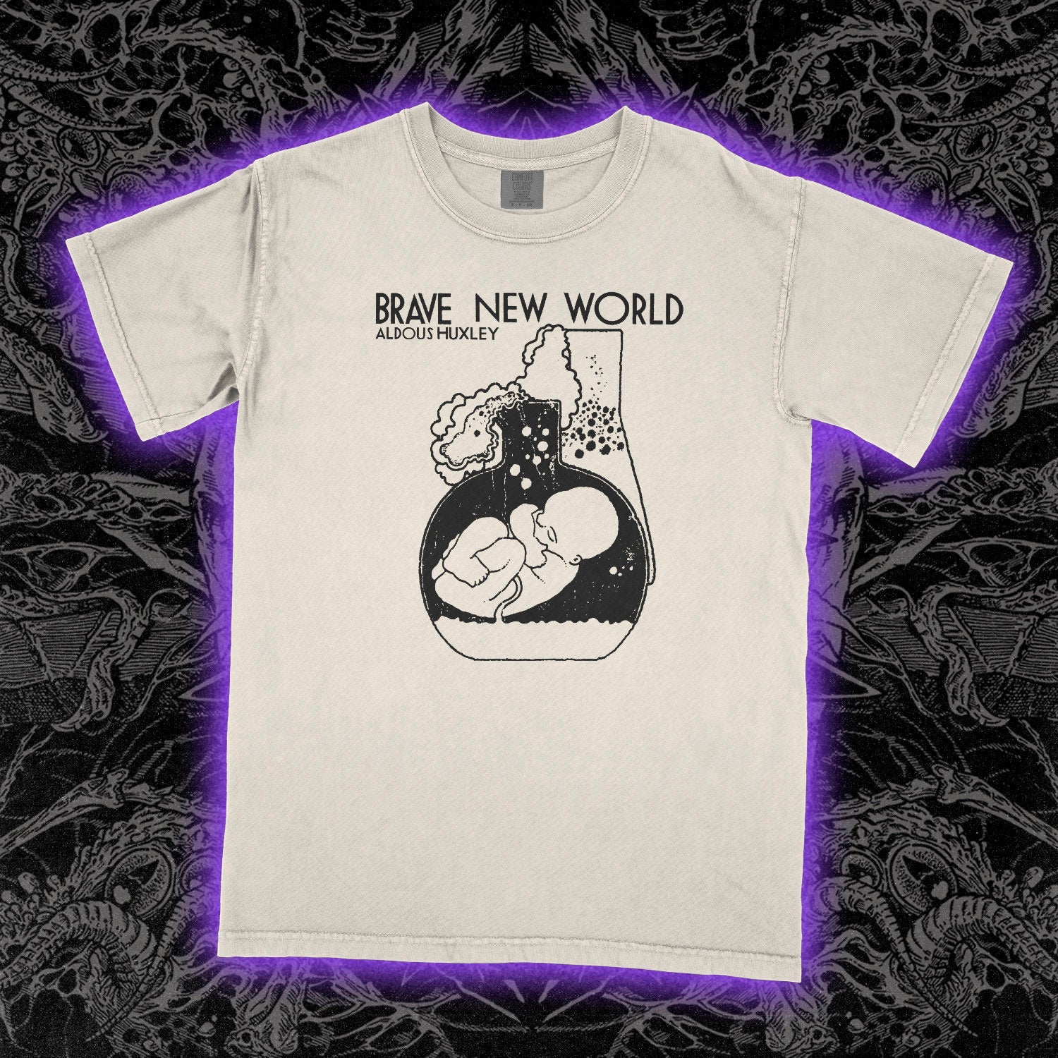 Brave New World Aldous Huxley Comfort Colors Ivory Tee