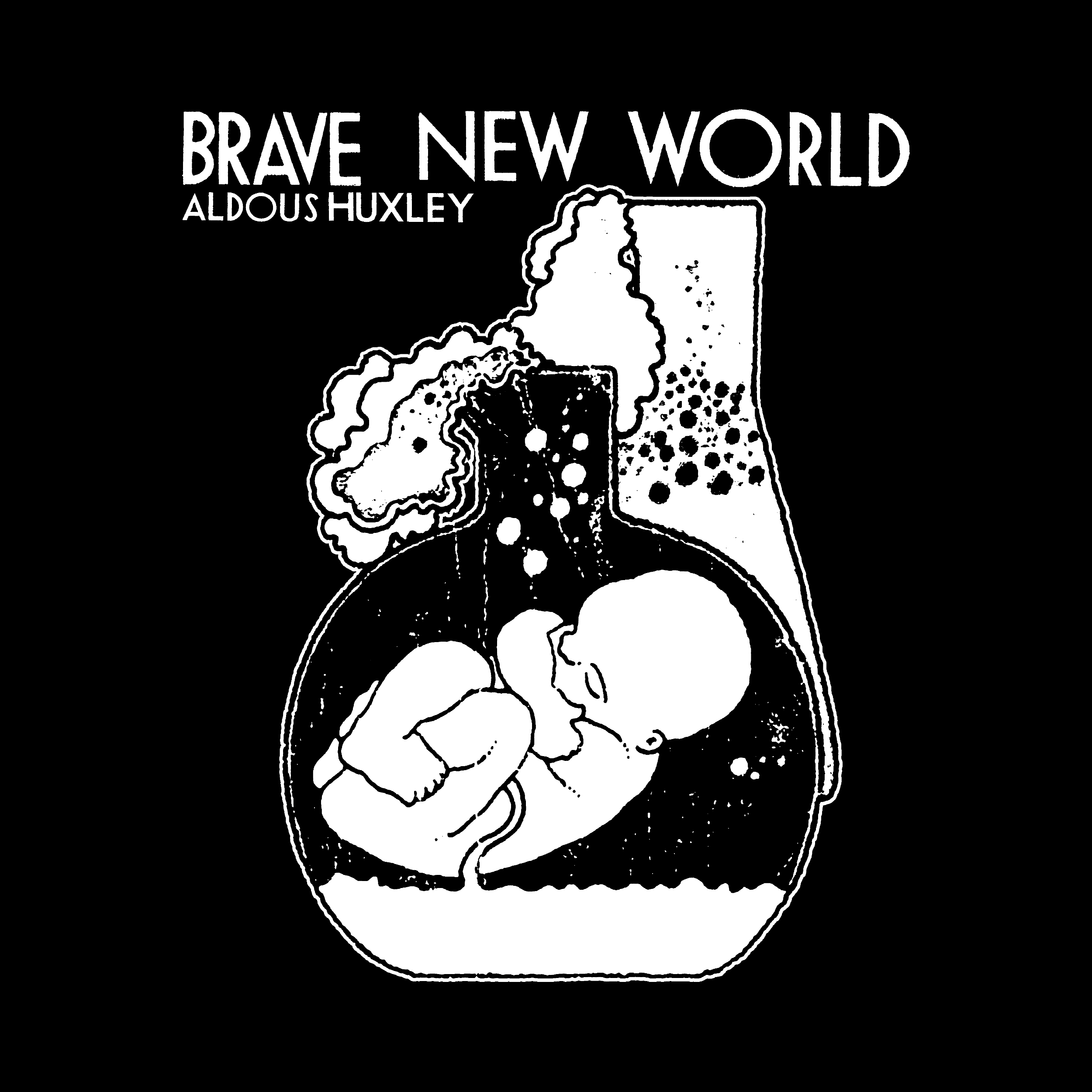 Brave New World | Occult & Obscure Clothing | Night Channels White / 5X-Large