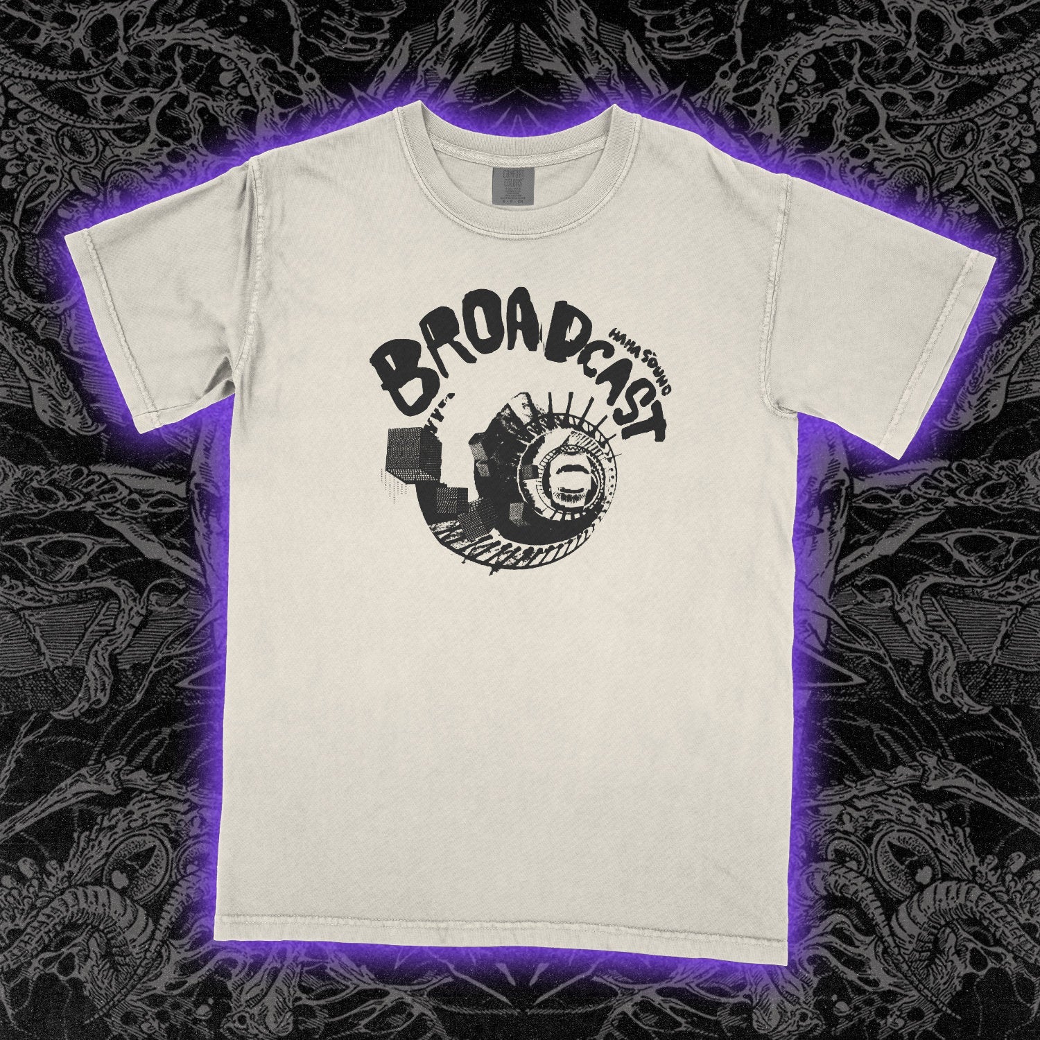 Broadcast Haha Sound Comfort Colors Ivory Tee