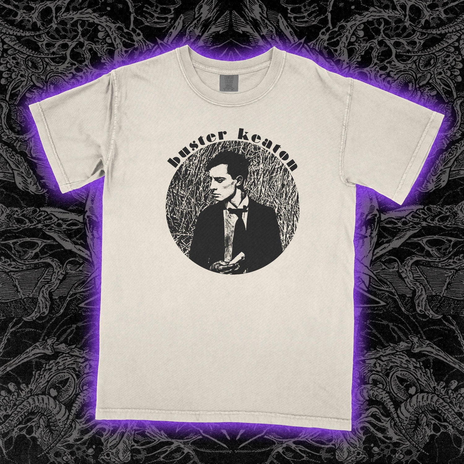 Buster Keaton Comfort Colors Ivory Tee