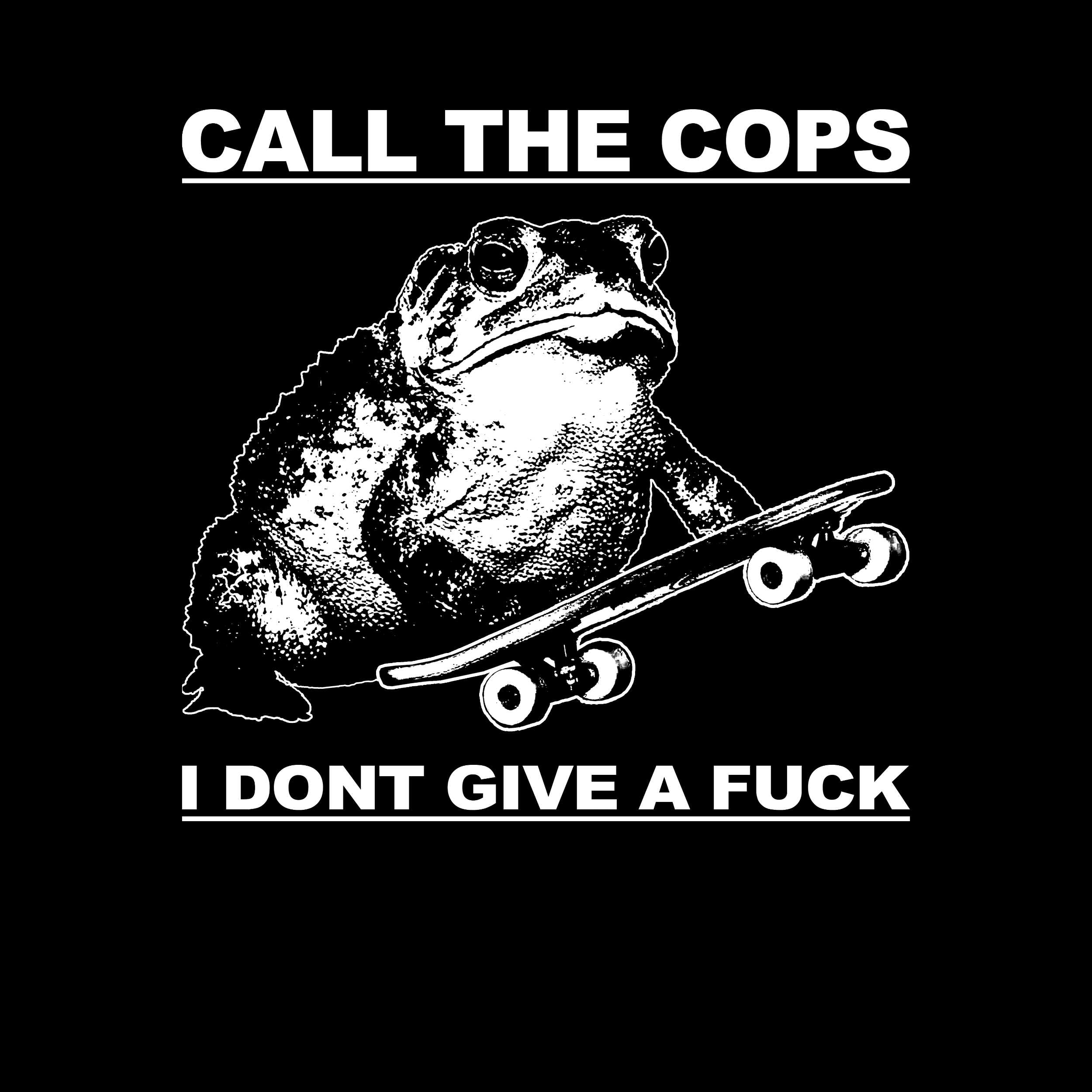 Call The Cops Frog Premium Tee