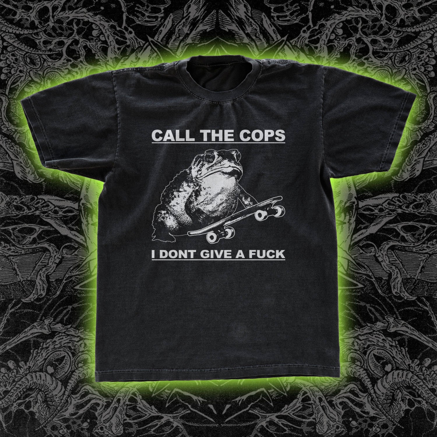 Call The Cops Frog Classic Tee