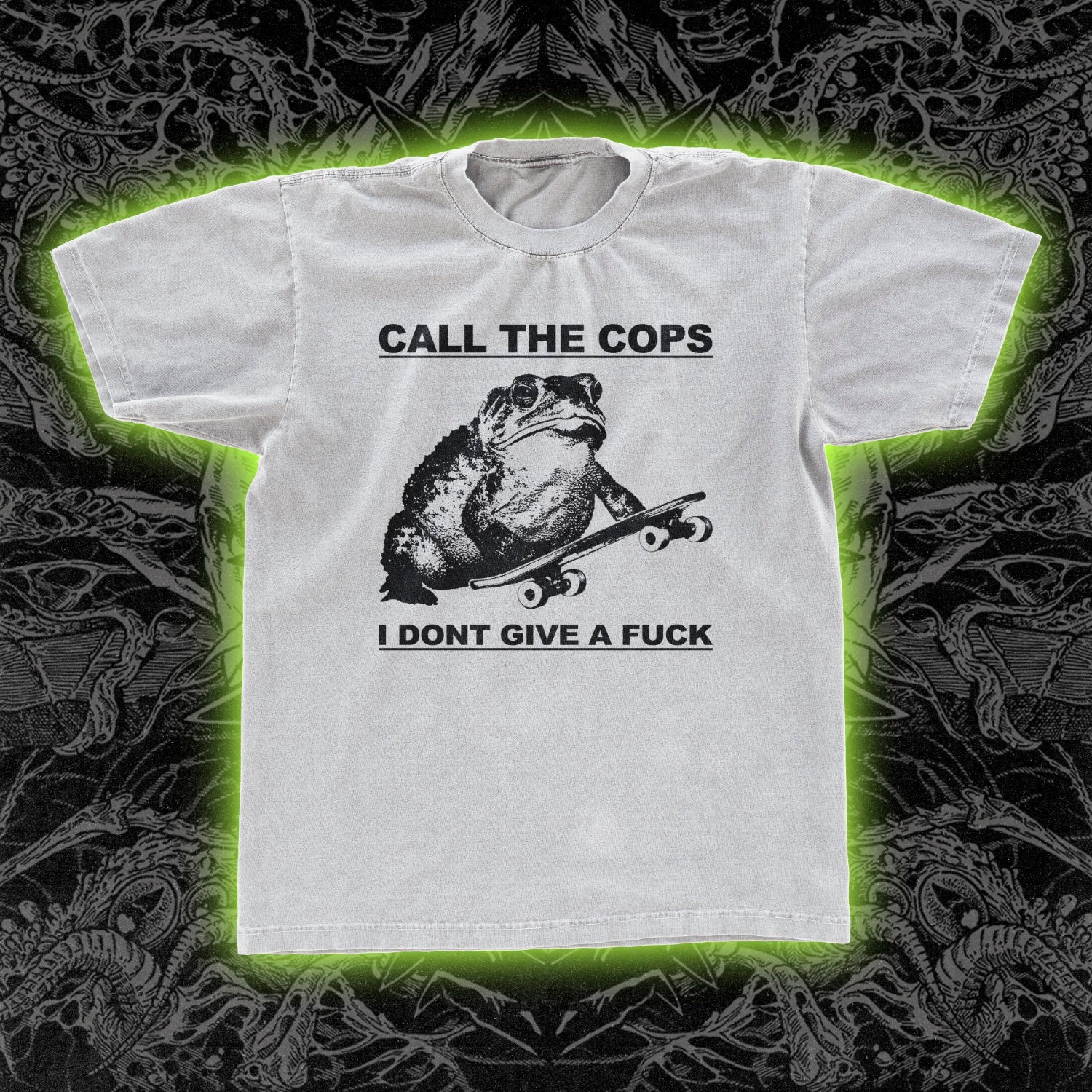 Call The Cops Frog Classic Tee
