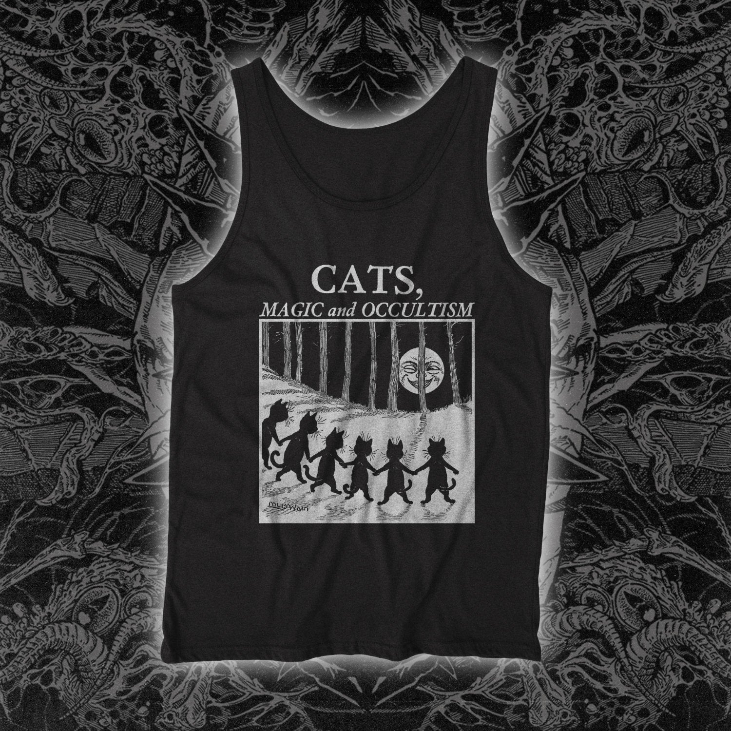 Cats Magic And Occultism Tank Black