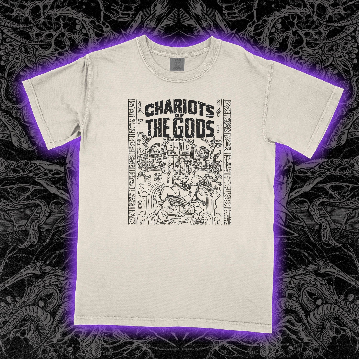 Chariots Of The Gods Comfort Colors Ivory Tee