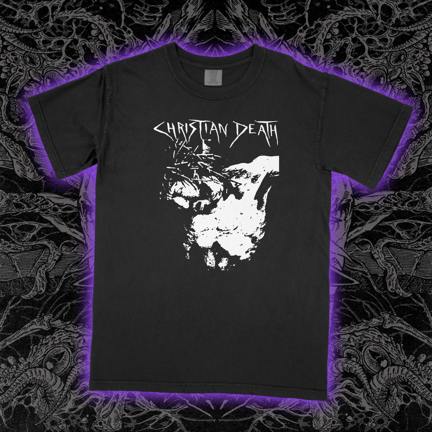 Christian Death Comfort Colors Black Tee