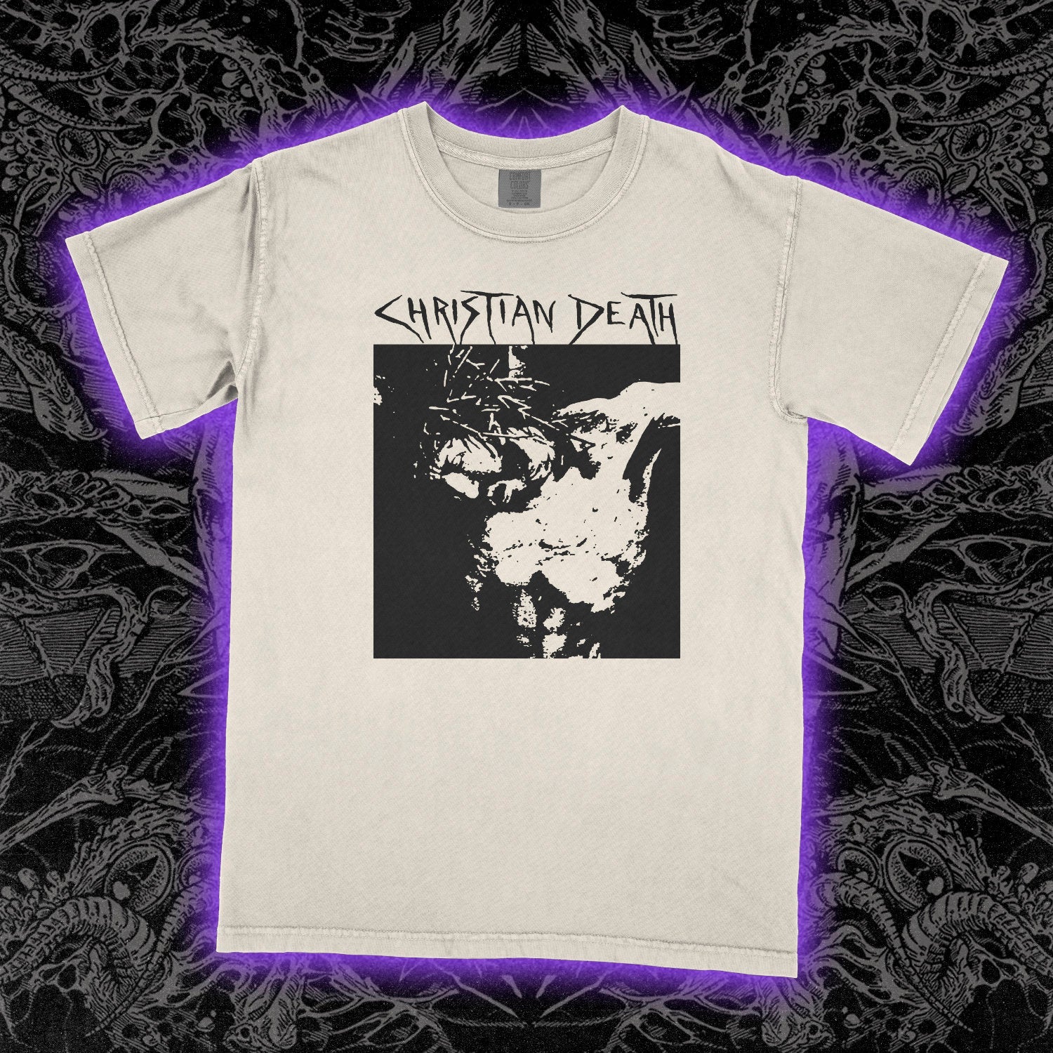 Christian Death Comfort Colors Ivory Tee