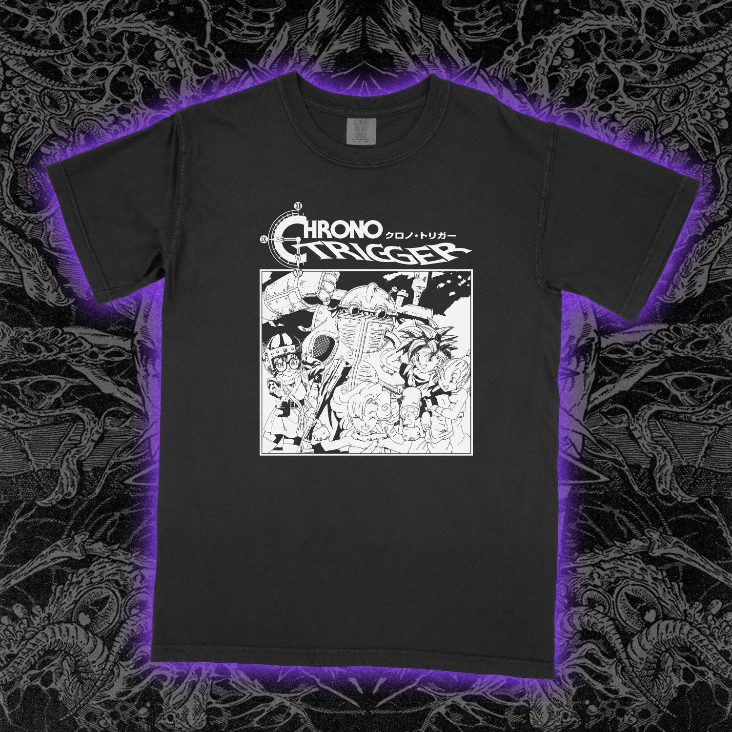 Chrono Trigger Comfort Colors Black Tee