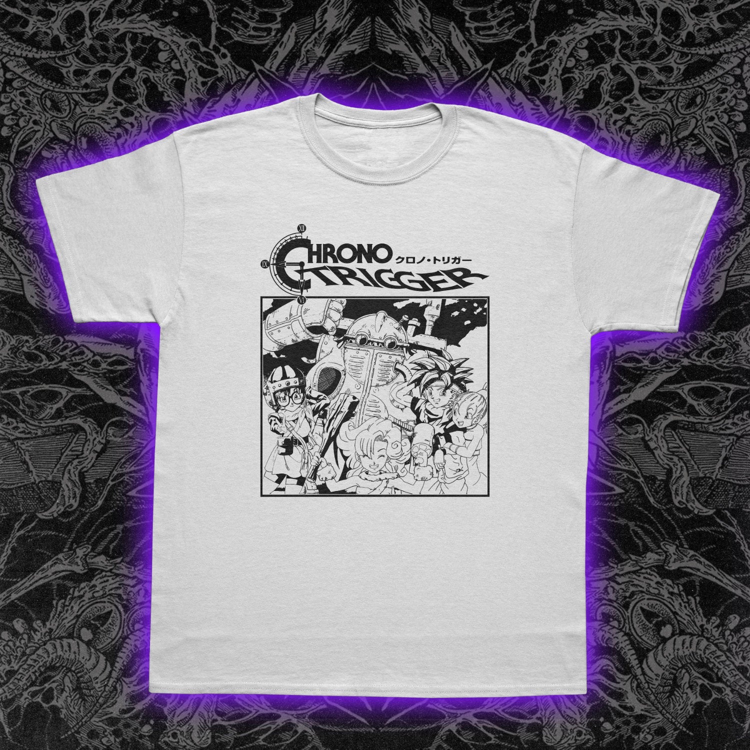 Chrono Trigger Slim Fit Tee | Occult Clothing