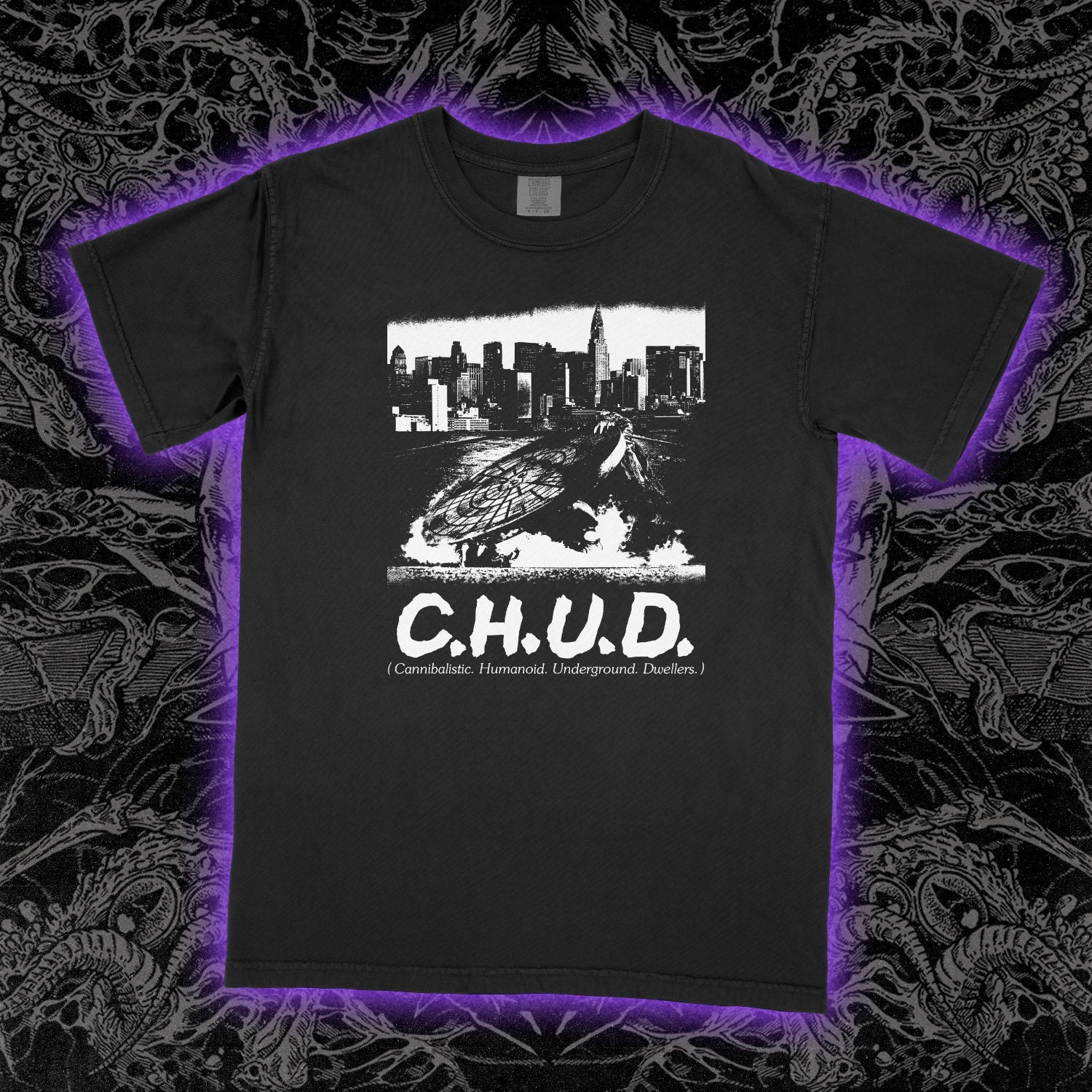 Chud Film 1982 Comfort Colors Black Tee