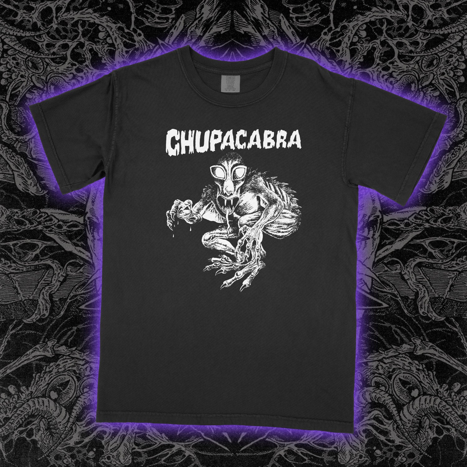 Chupacabra Comfort Colors Black Tee