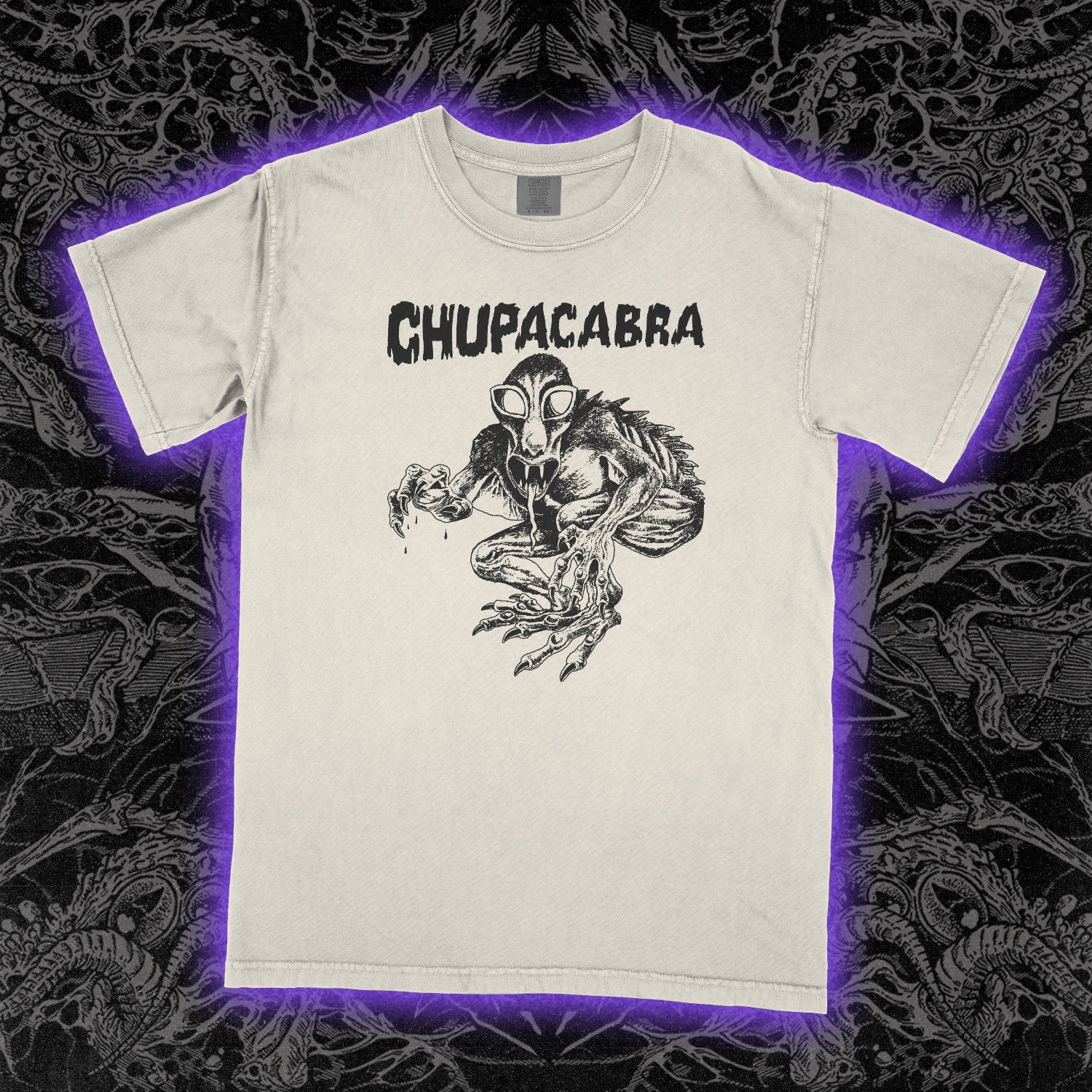 Chupacabra Comfort Colors Ivory Tee