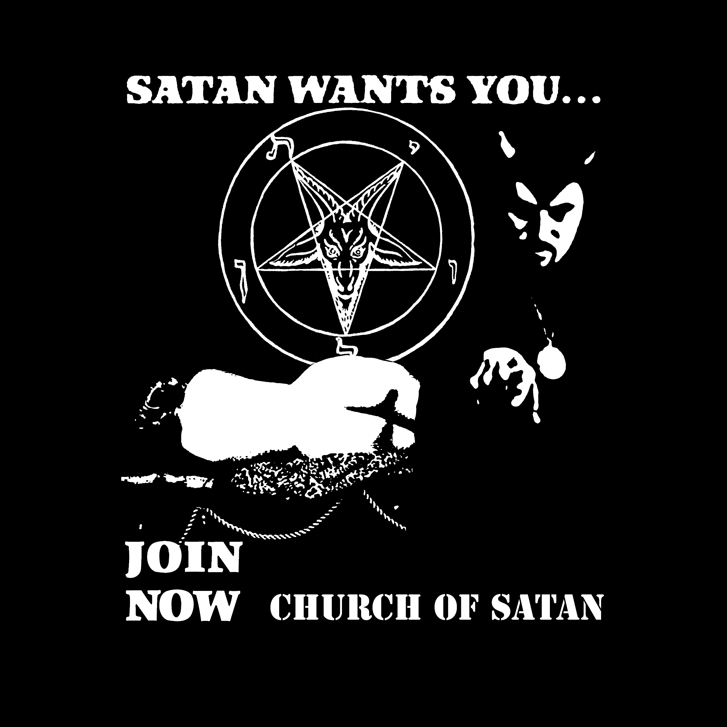 Church Of Satan Wants You Premium Tee