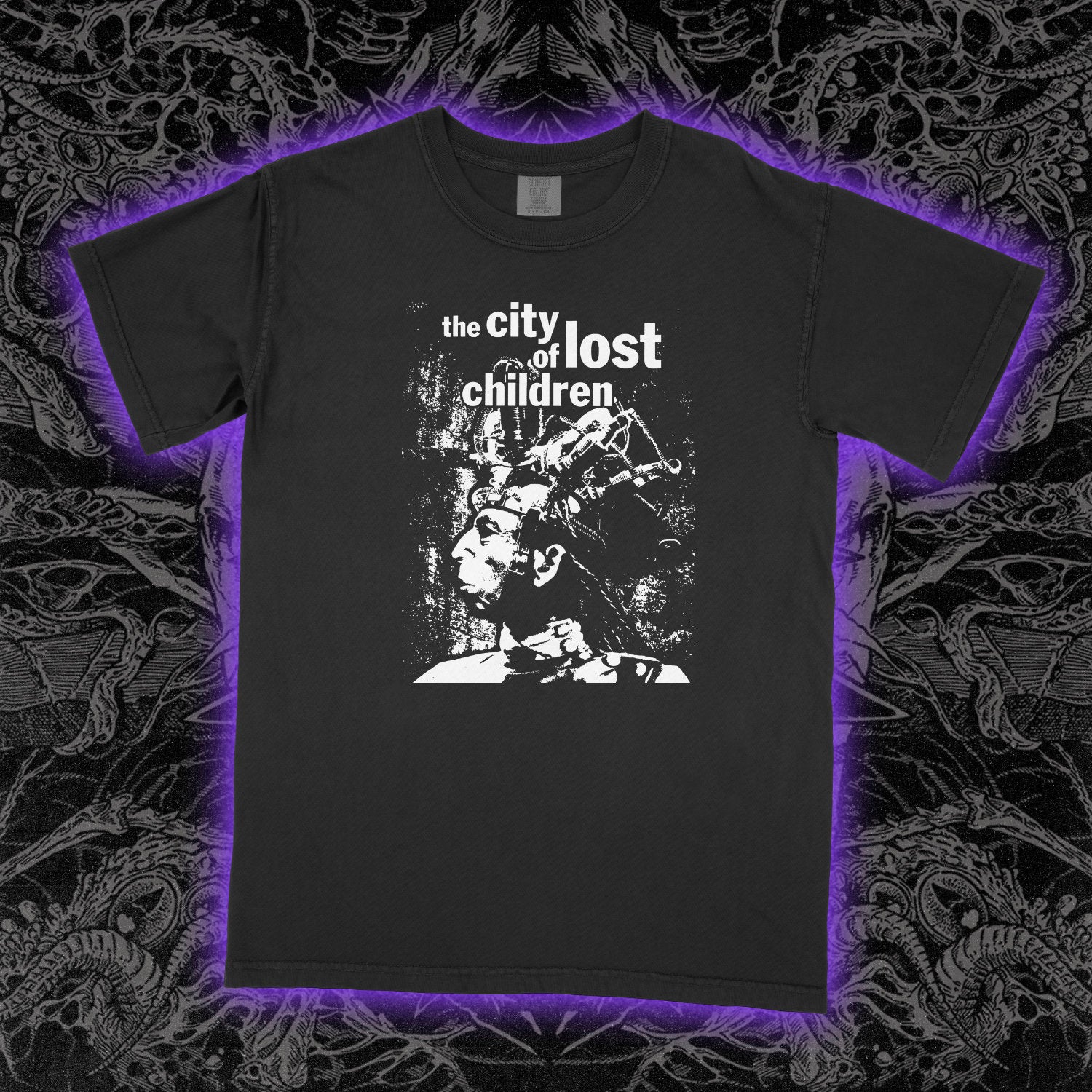 City Of Lost Children Film Comfort Colors Black Tee