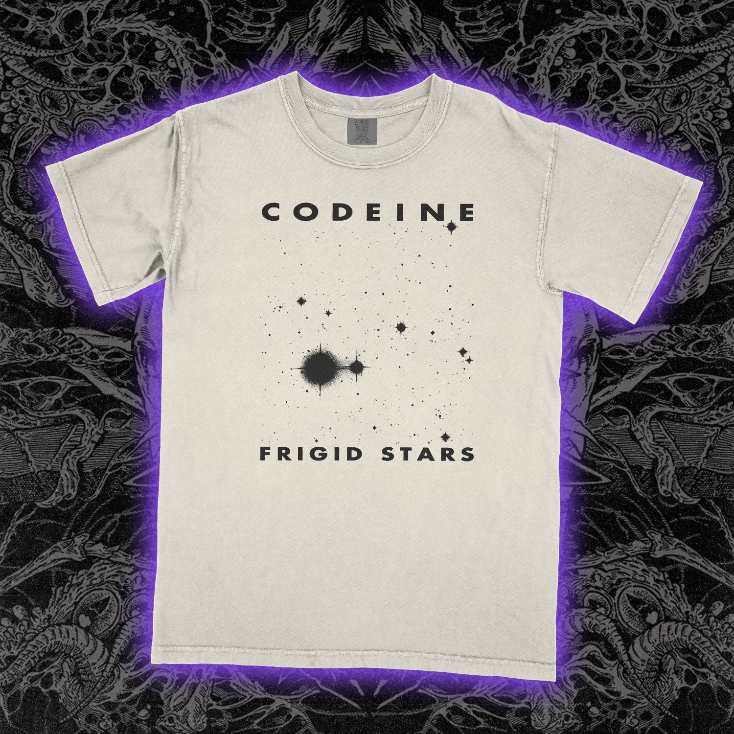 Codeine Frigid Stars Comfort Colors Ivory Tee