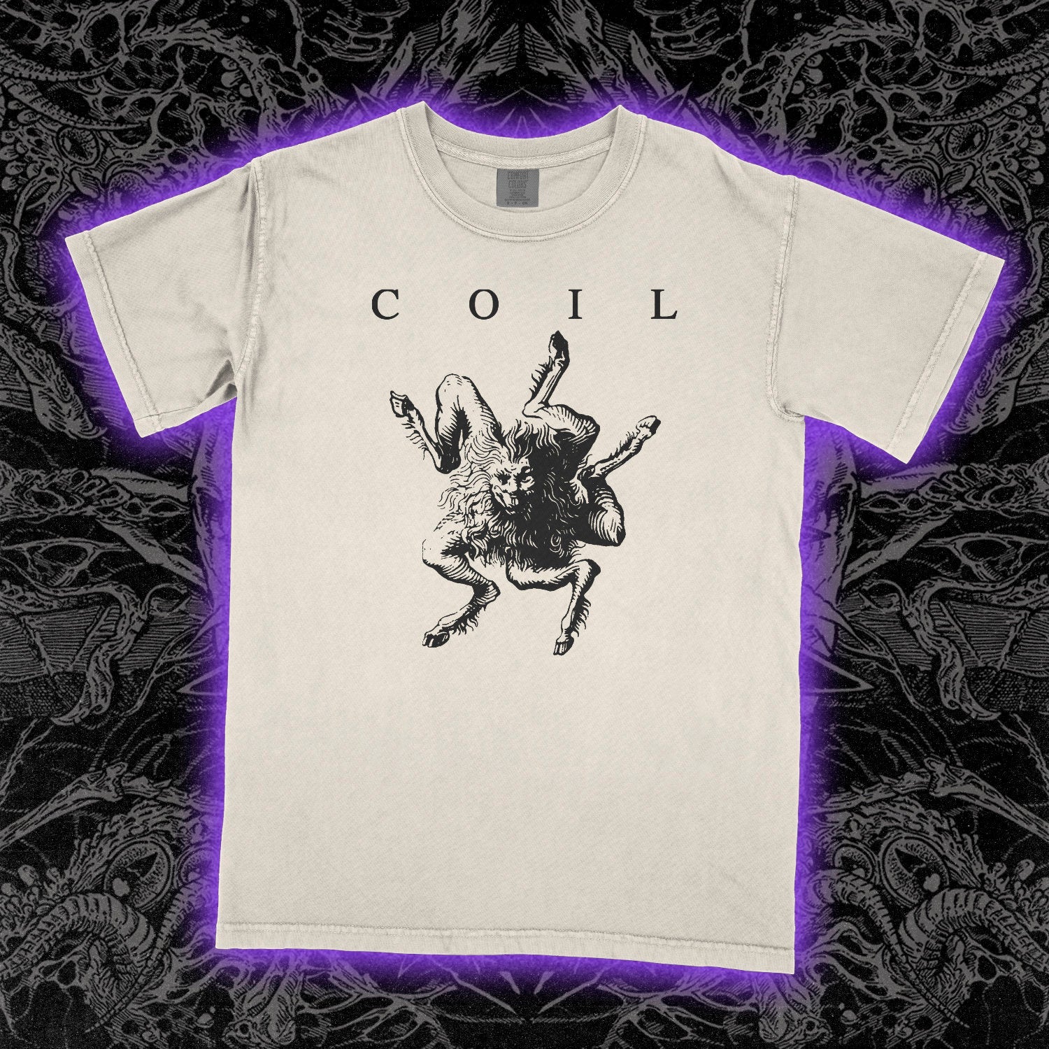 Coil Chaostrophy Comfort Colors Ivory Tee