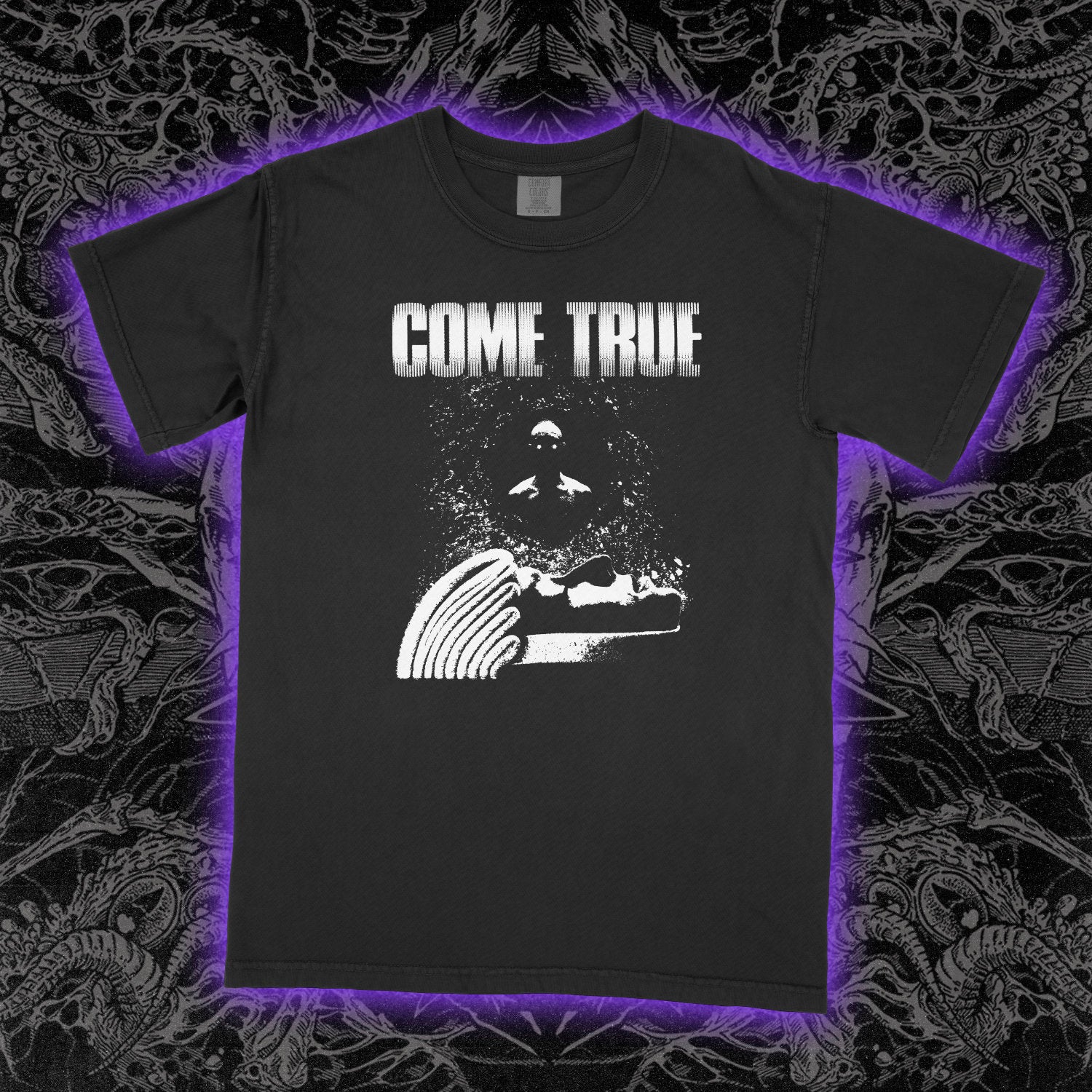 Come True Film Comfort Colors Black Tee