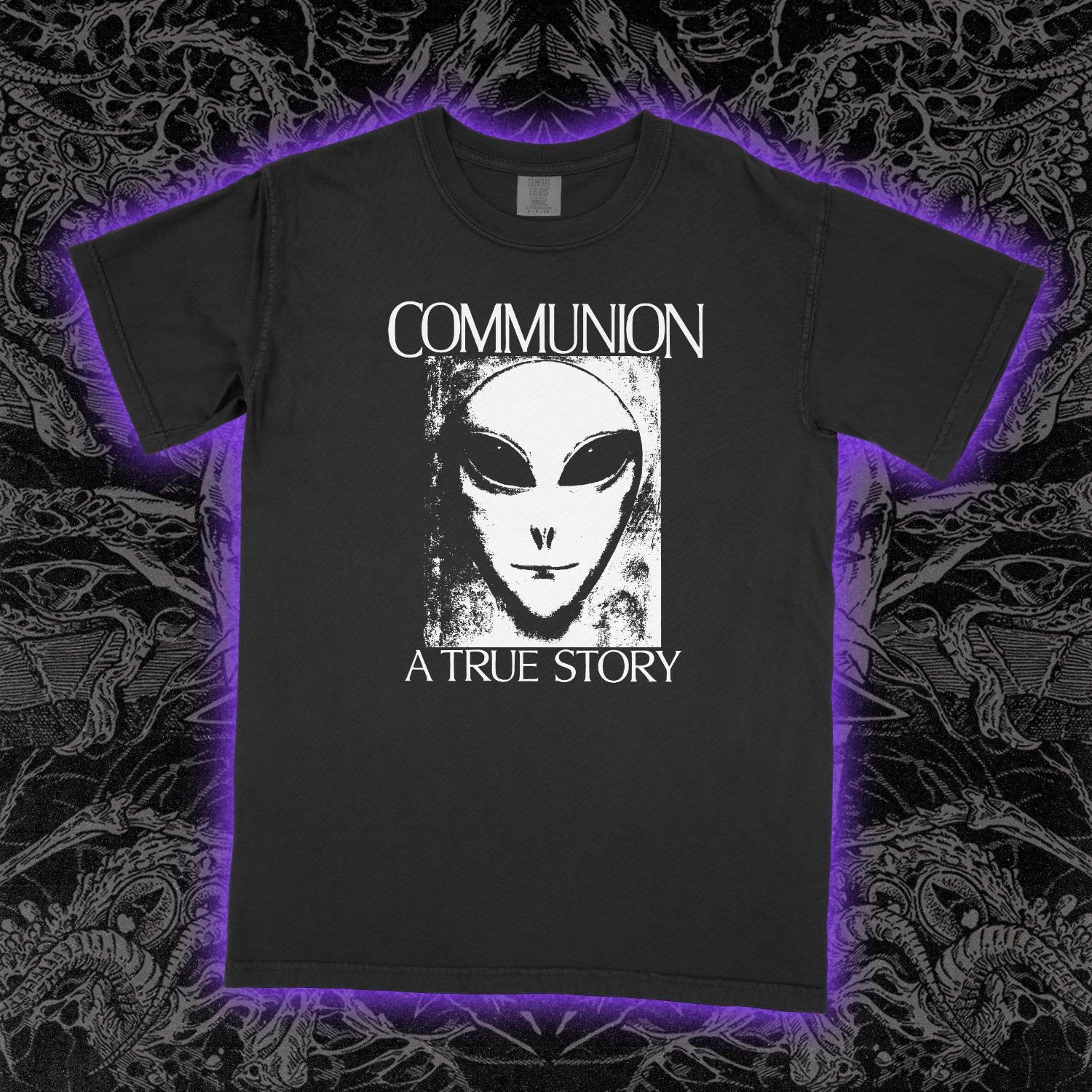 Communion A True Story Comfort Colors Black Tee