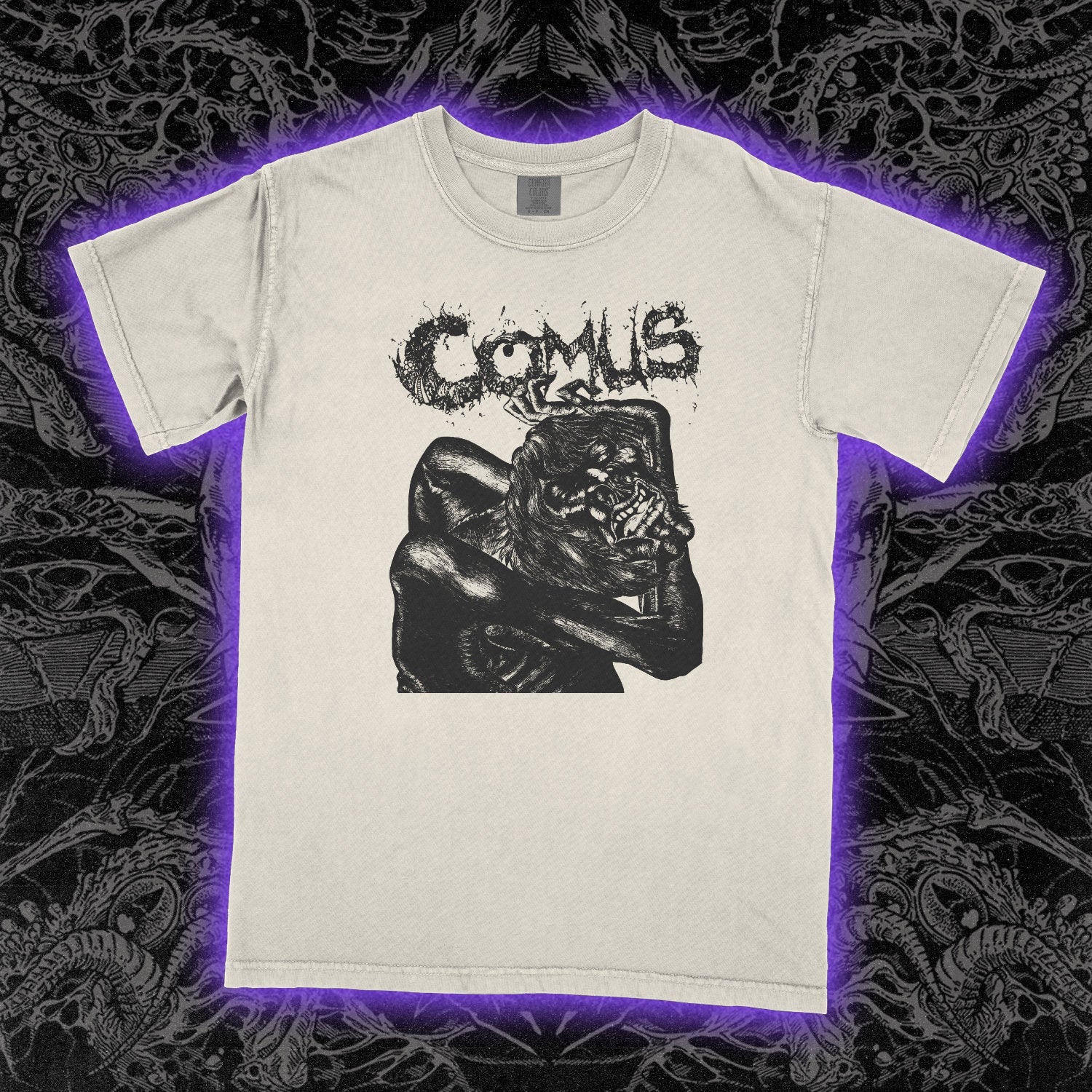 Comus First Utterance Comfort Colors Ivory Tee