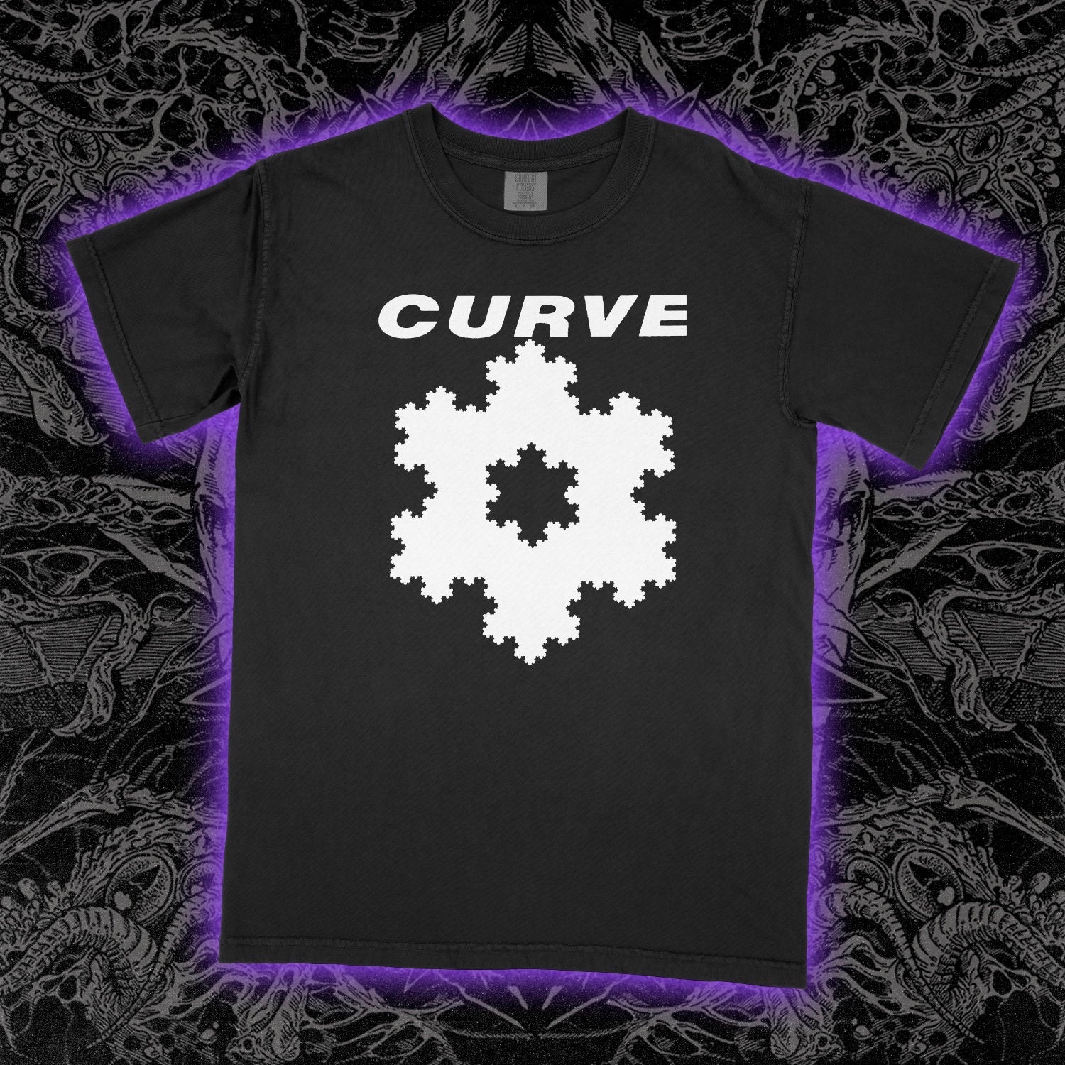 Curve Comfort Colors Black Tee