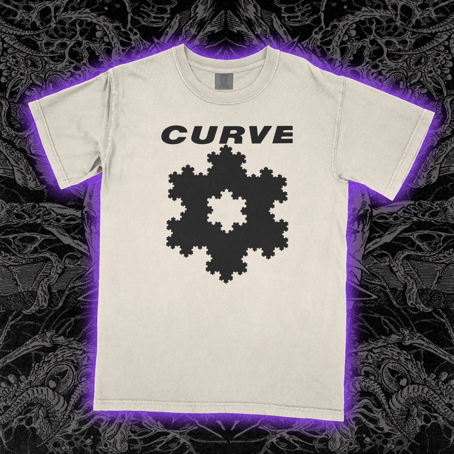 Curve Comfort Colors Ivory Tee