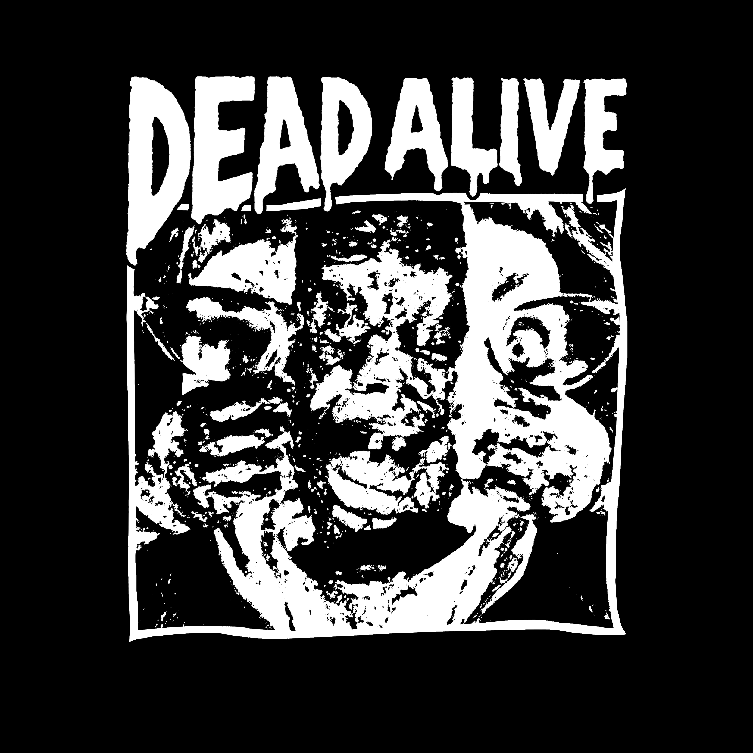 Dead Alive Face Split Classic Tee | Occult Clothing Dead Alive Face Split Classic Tee | Occult Clothing