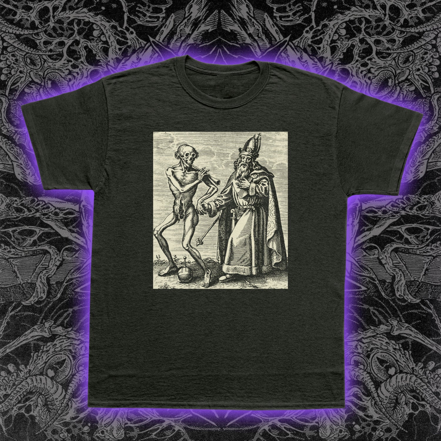 Death And The Pope Premium Tee