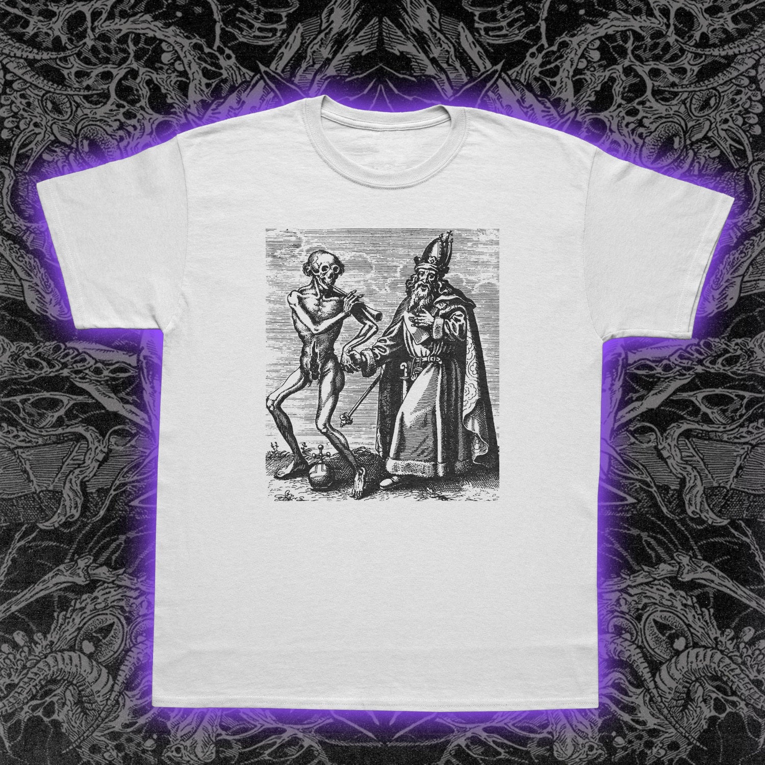 Death And The Pope Premium Tee