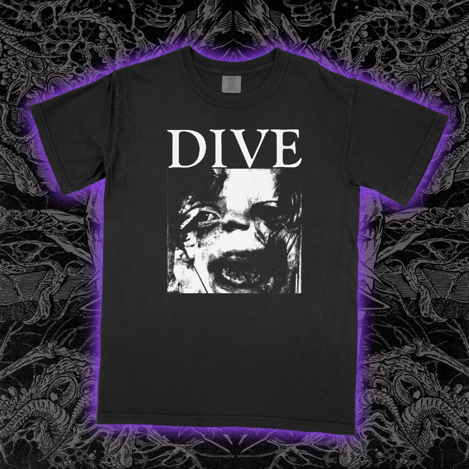 Dive First Album Comfort Colors Black Tee