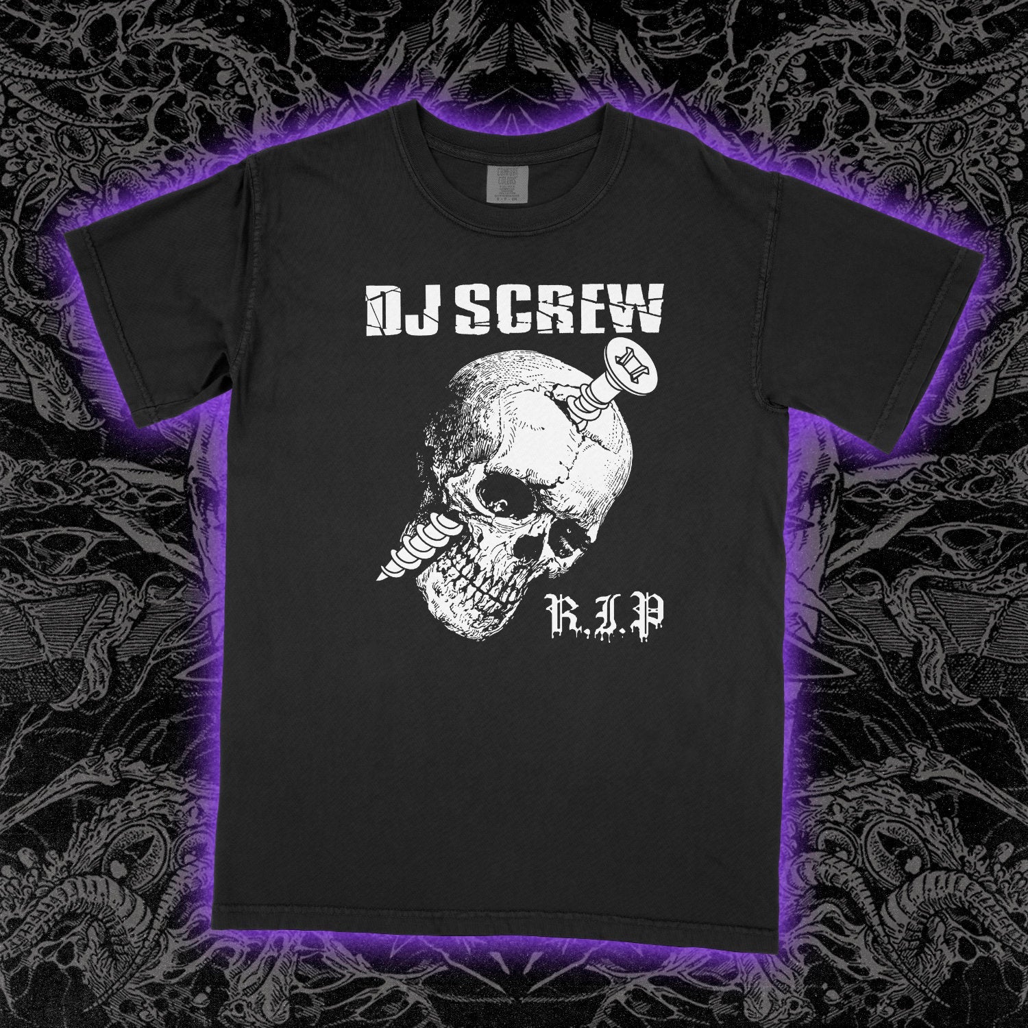 DJ Screw Comfort Colors Black Tee