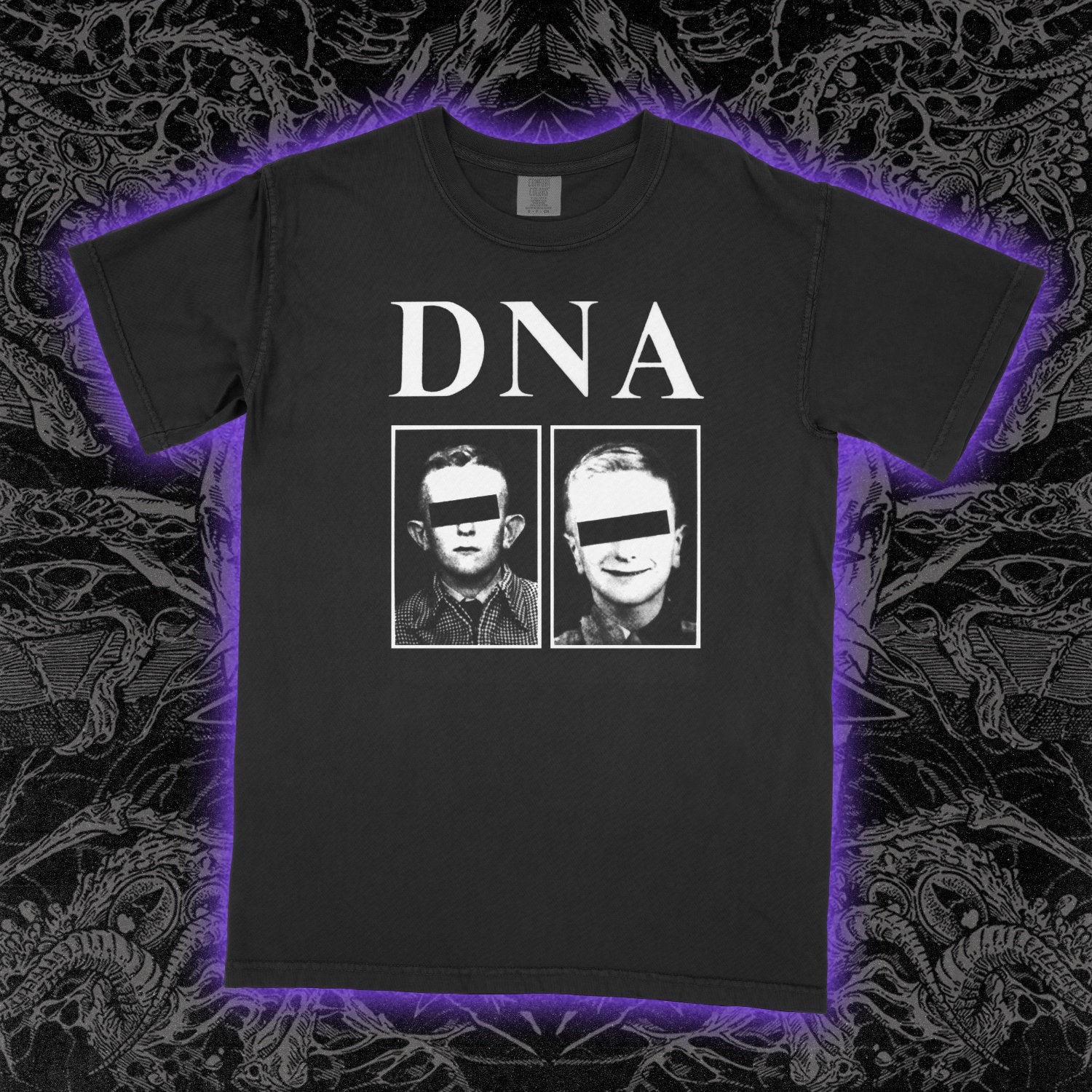 DNA On DNA Comfort Colors Black Tee