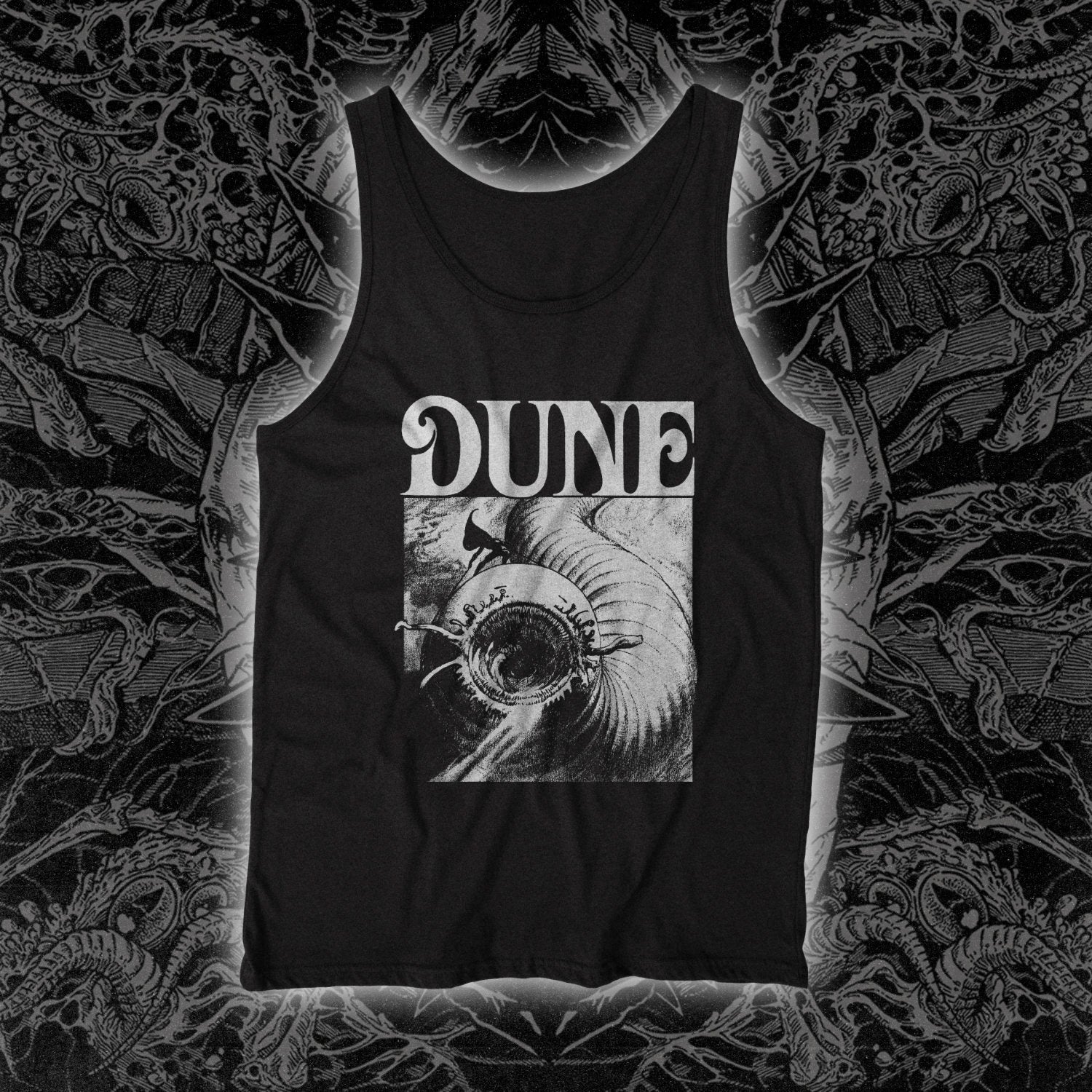 Dune Sandworm Tank Black
