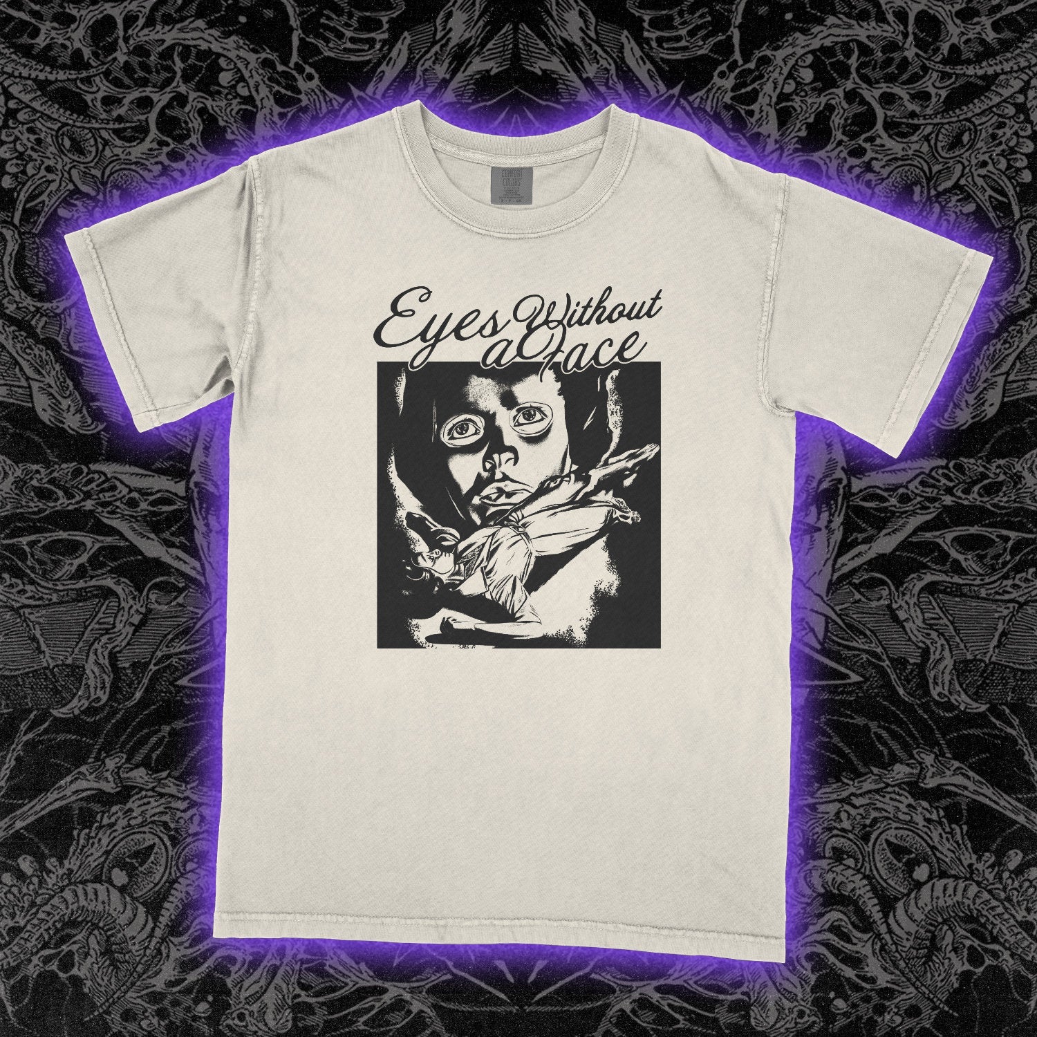 Eyes Without A Face Comfort Colors Ivory Tee