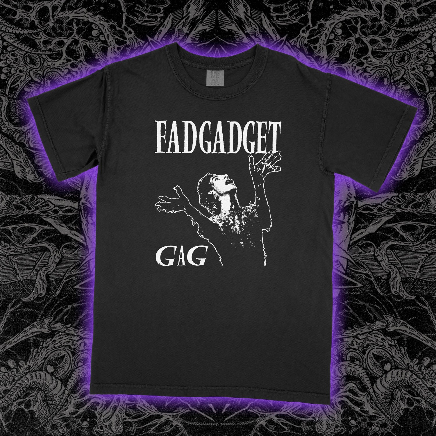 Fad Gadget Gag Comfort Colors Black Tee