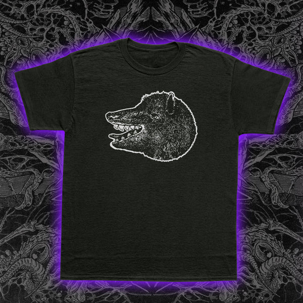 Fat Wolf Head Slim Fit Tee | Occult Clothing